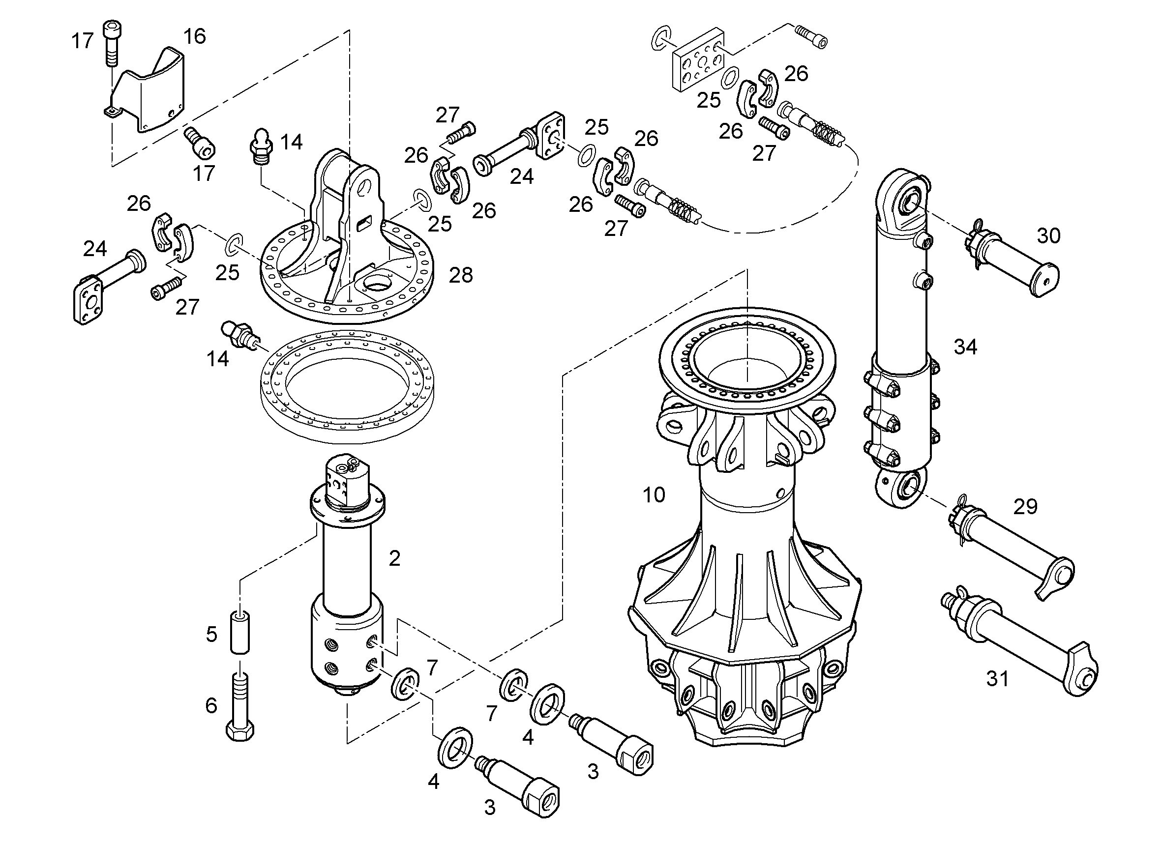 ВСТРОЕННЫЕ ДЕТАЛИ 10398065 LIEBHERR