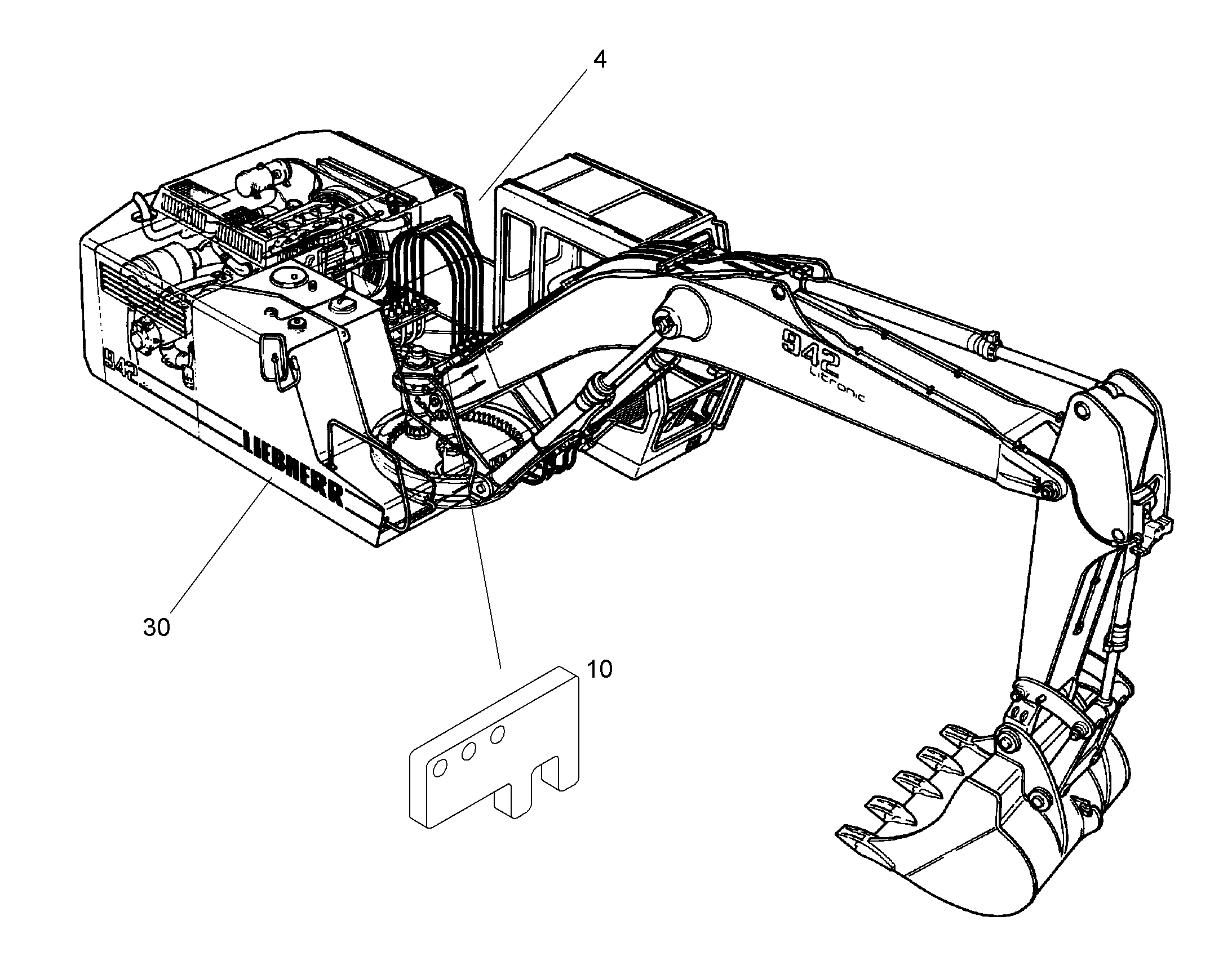 ПОВОРОТНАЯ ПЛАТФОРМА 9385843 LIEBHERR