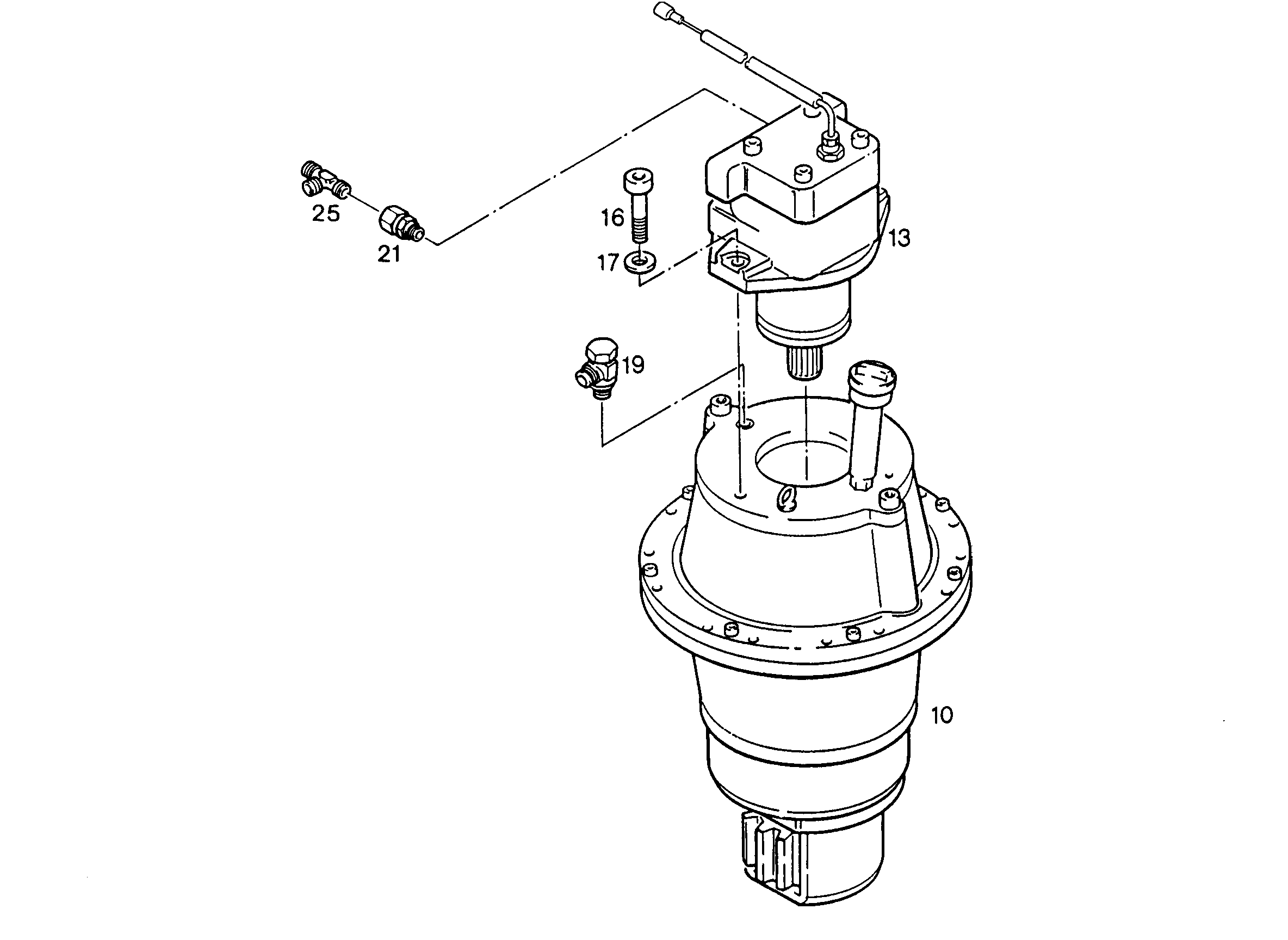 ВСТРОЕННЫЙ ГИДРОДВИГАТЕЛЬ AT FMF 090cm³/U 9278320 LIEBHERR