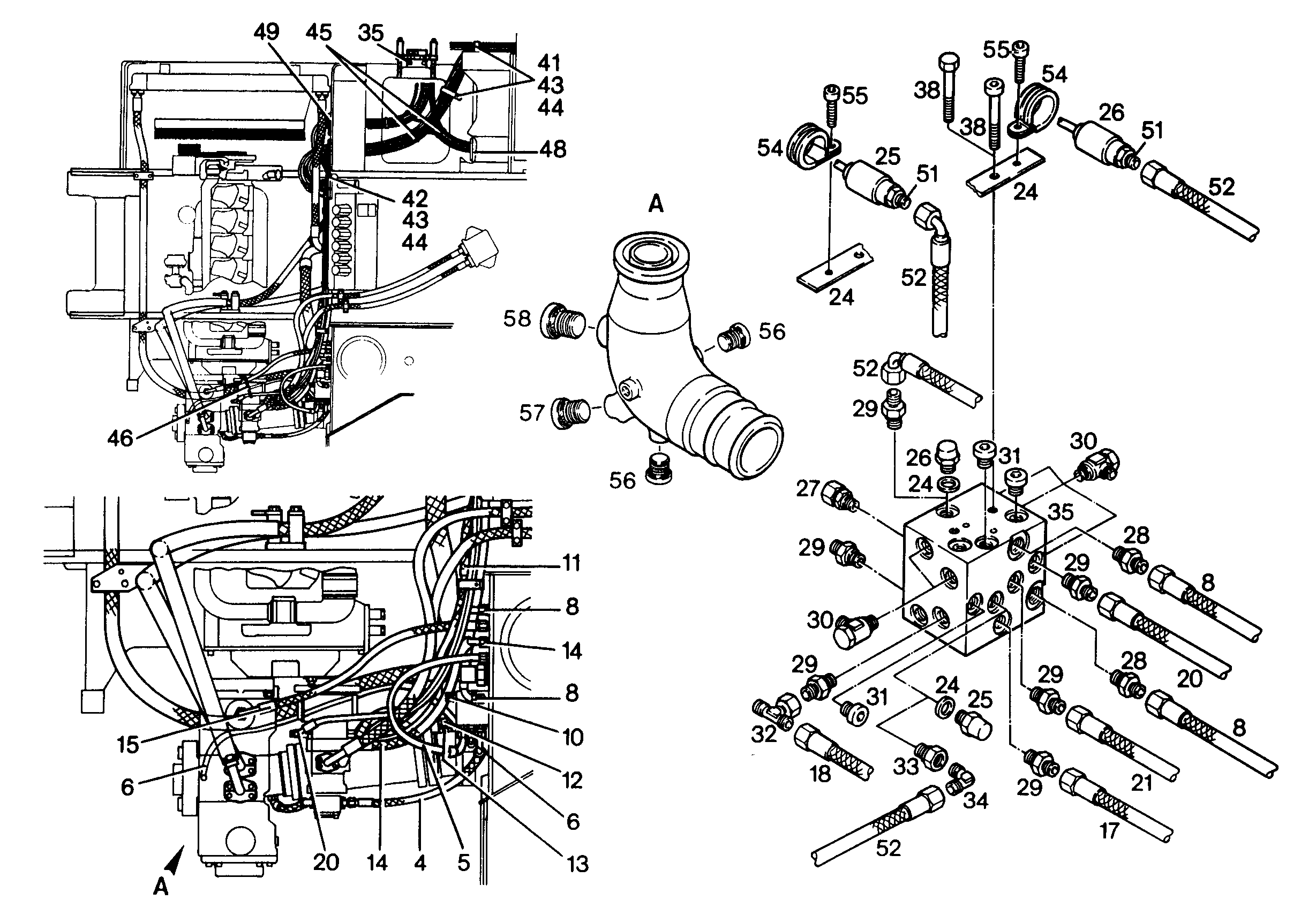 ШЛАНГ 25X500 5610515 LIEBHERR
