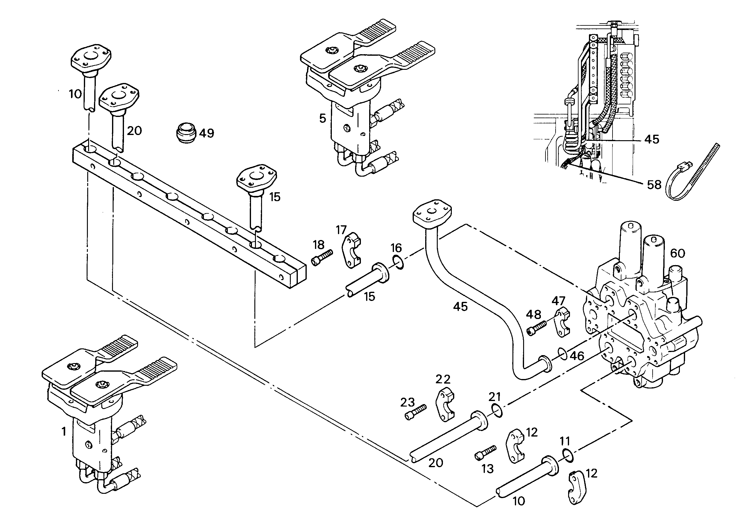 УСТАНОВКА БЛОКА УПРАВЛЕНИЯ MO 2849 9387258 LIEBHERR