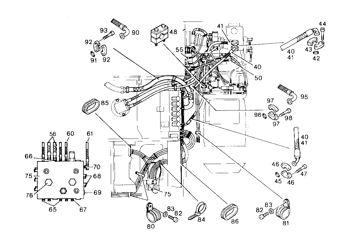 ШЛАНГ 40X1250 5610563 LIEBHERR
