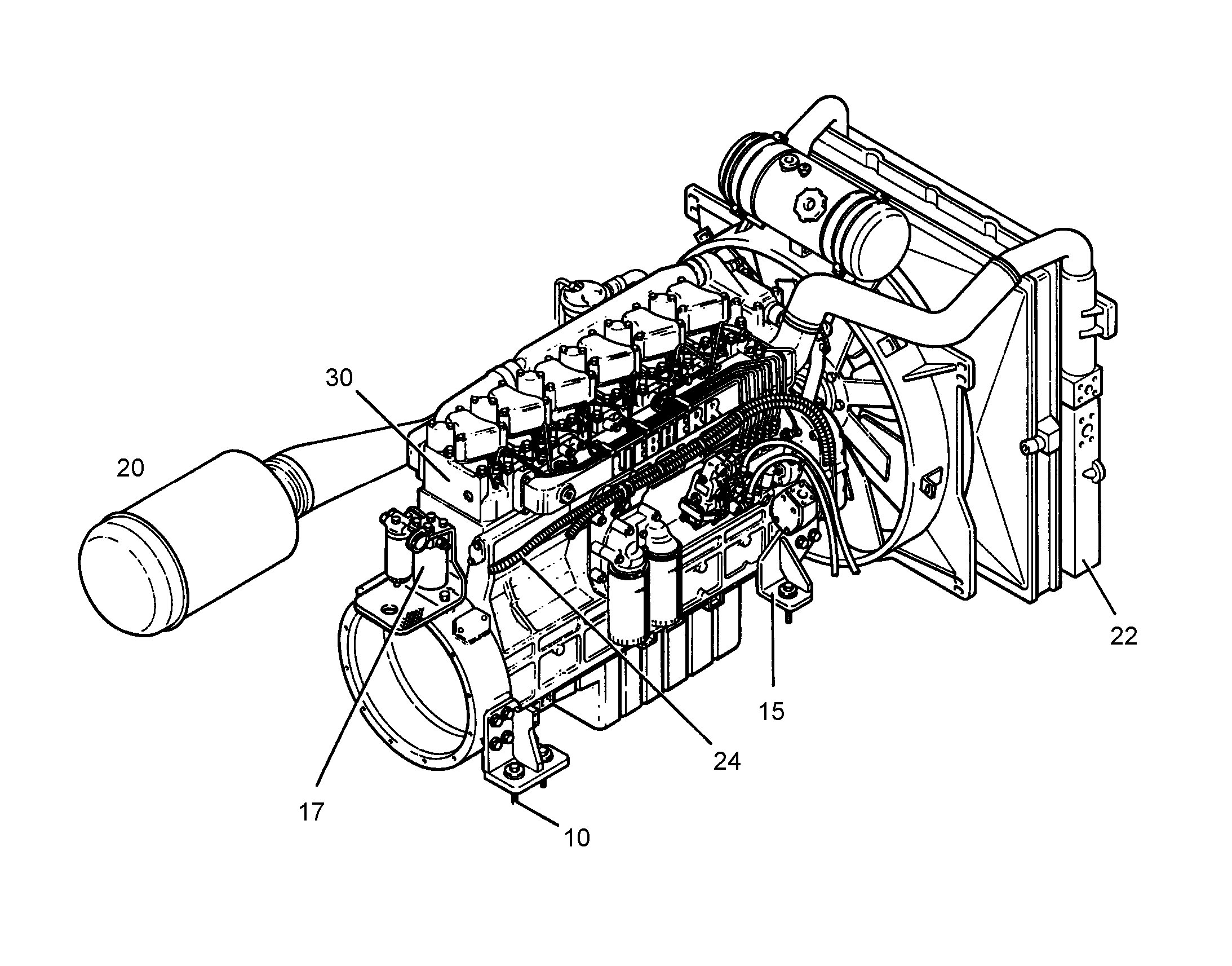 СИСТЕМA ПИТAНИЯ 9751905 LIEBHERR