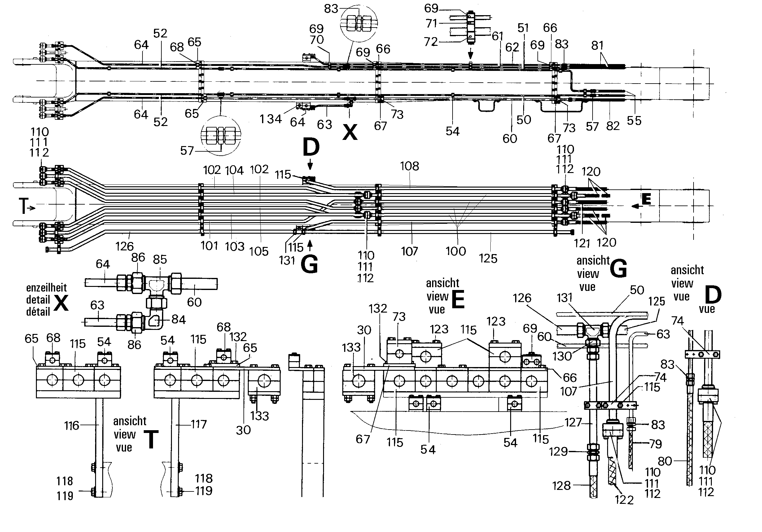 ТРУБА НАПОРНАЯ В СБОРЕ 9765852 LIEBHERR