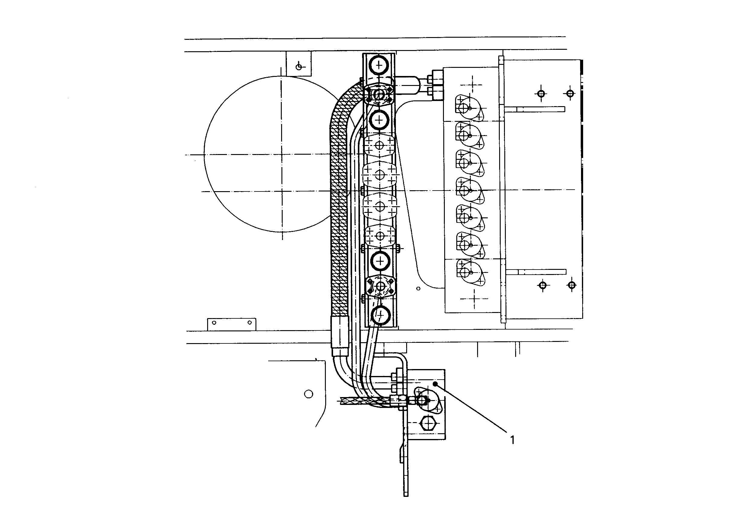 ДООБОРУДОВАНИЕ ШАССИAT AHS1 9767203 LIEBHERR