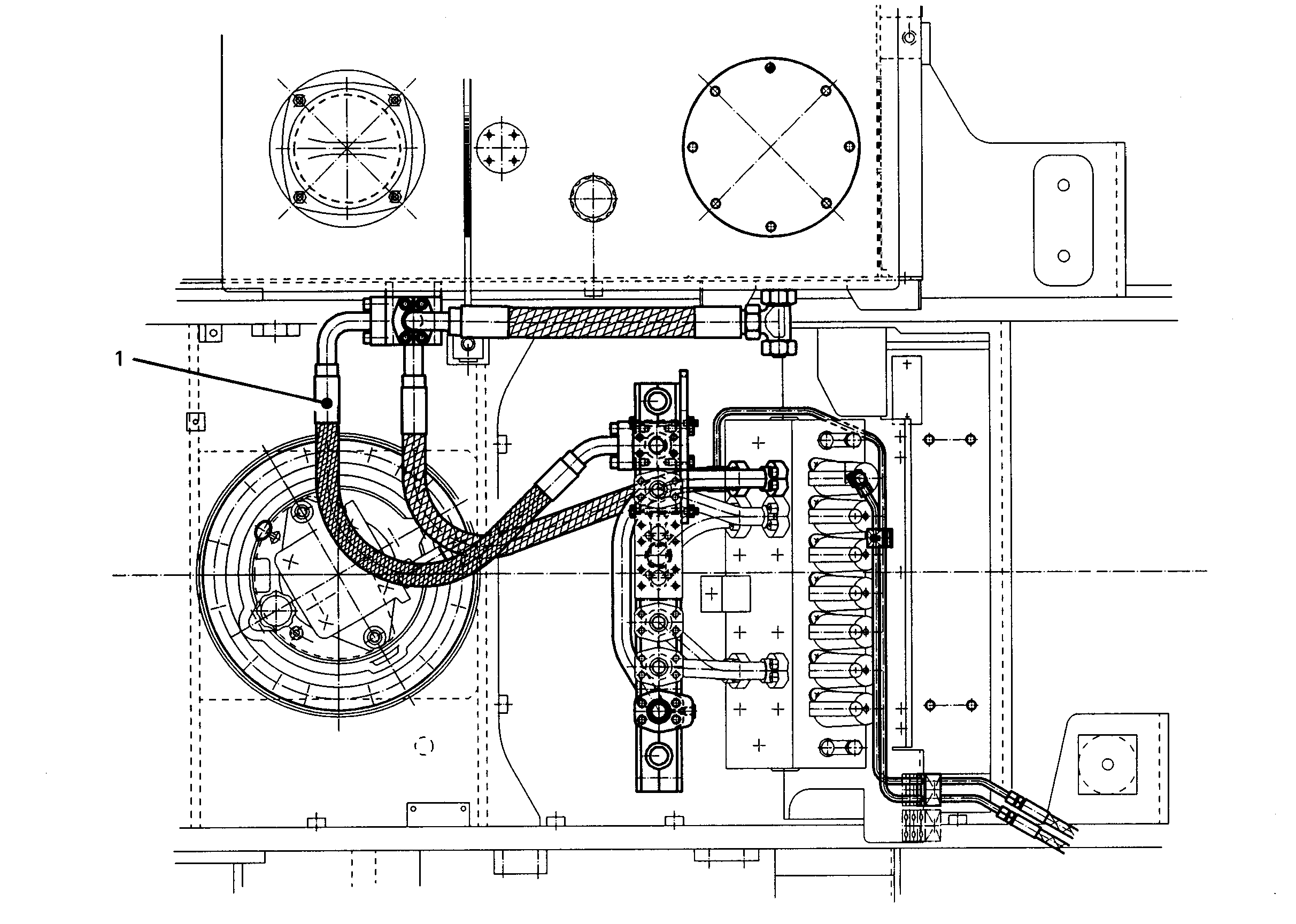 ДООБОРУДОВАНИЕ ШАССИ AHS11 9767841 LIEBHERR