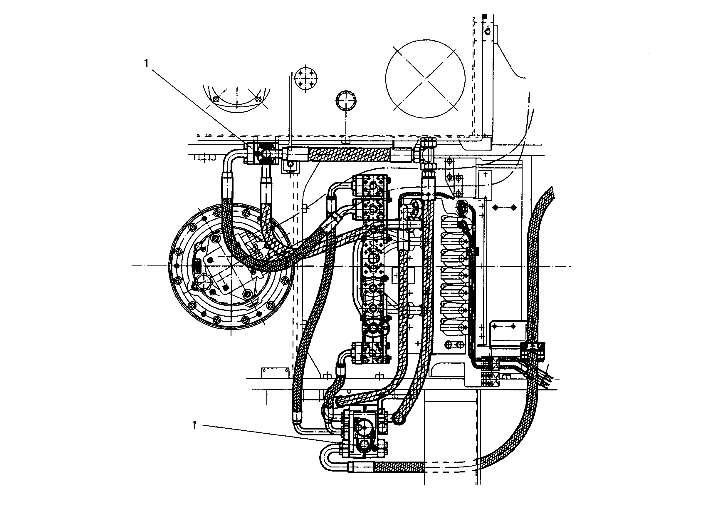 ДООБОРУДОВАНИЕ ШАССИ AHS12 9756495 LIEBHERR