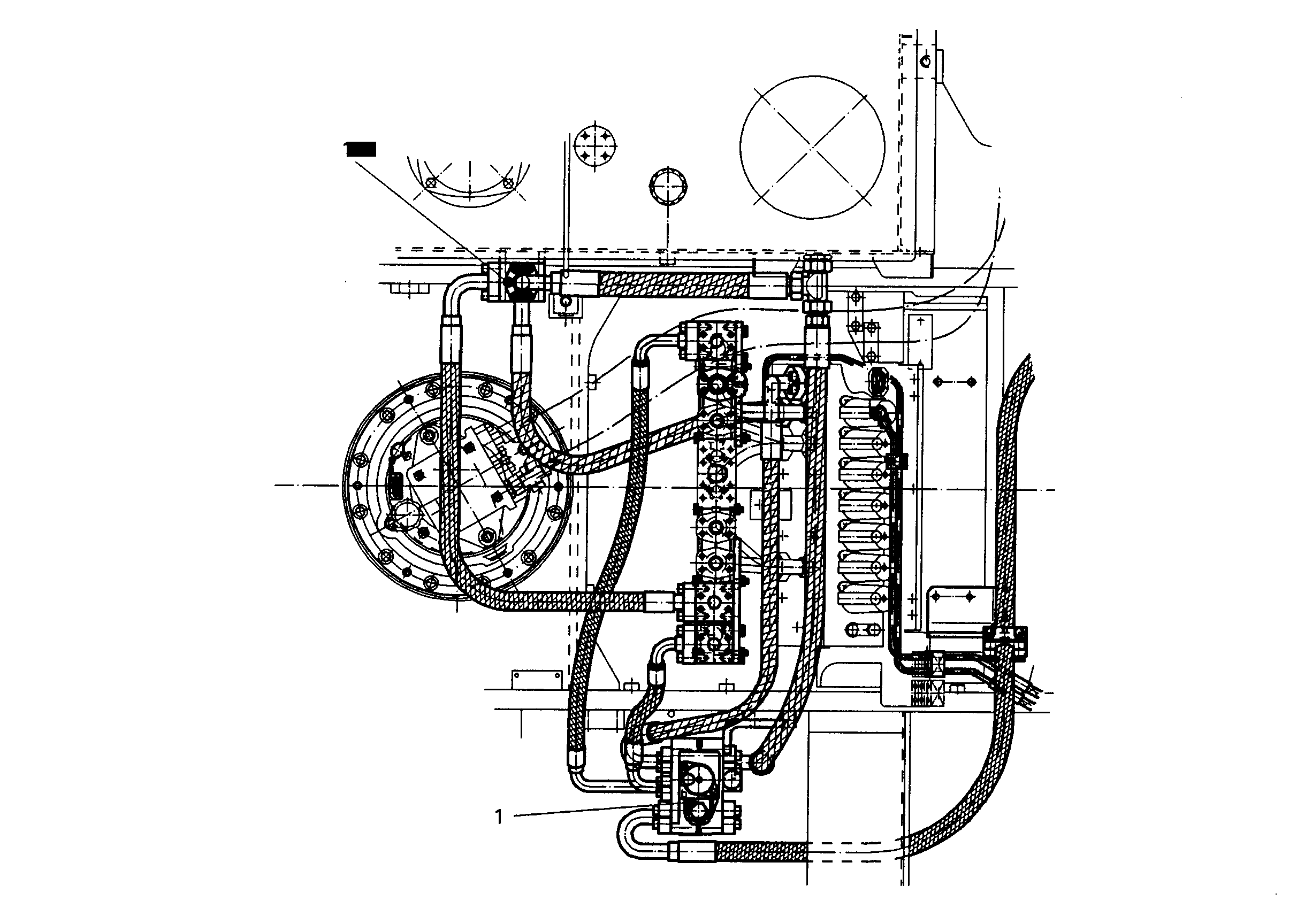 ДООБОРУДОВАНИЕ ШАССИ AHS12 9756498 LIEBHERR