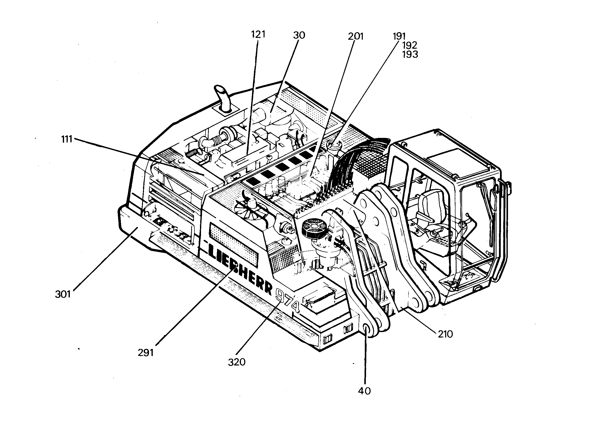 МОНТ. ЧАСТИ ТОПЛИВНОГО БАКА 9375031 LIEBHERR
