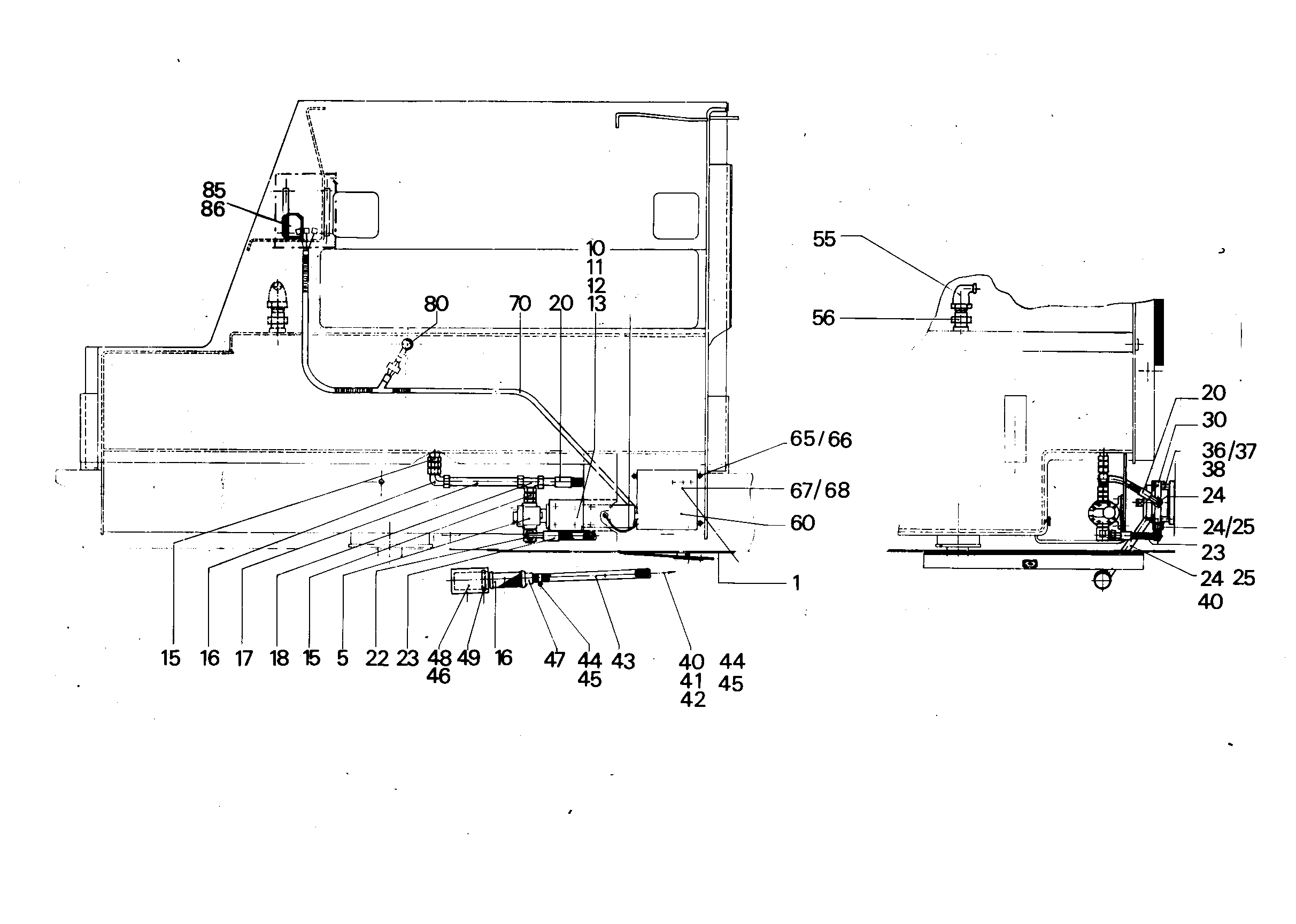 ТАБЛИЧКА BETANKUNGSPUMPE 105mmX170mm 9342306 LIEBHERR
