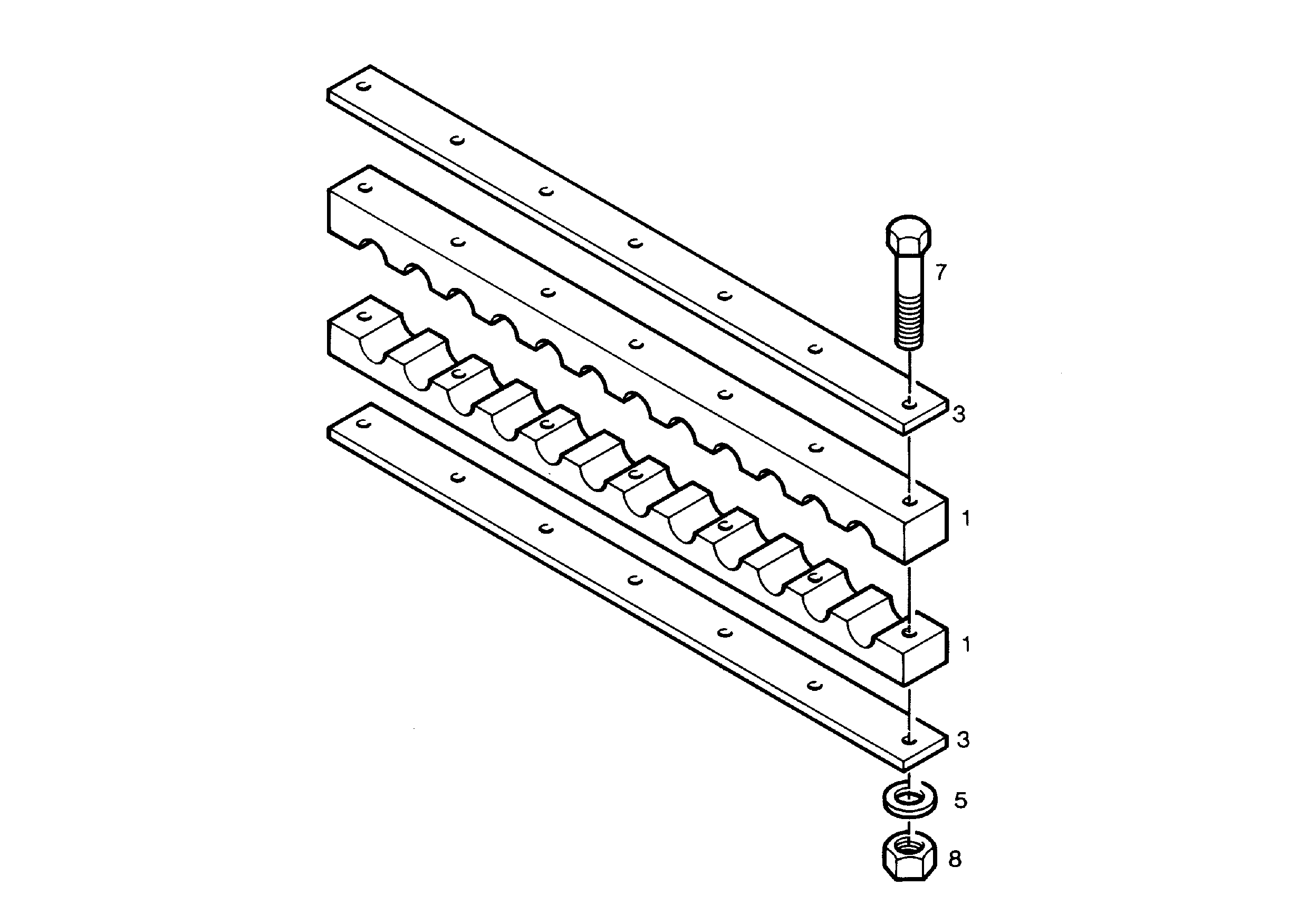 СКОБА d=40 9490124 LIEBHERR
