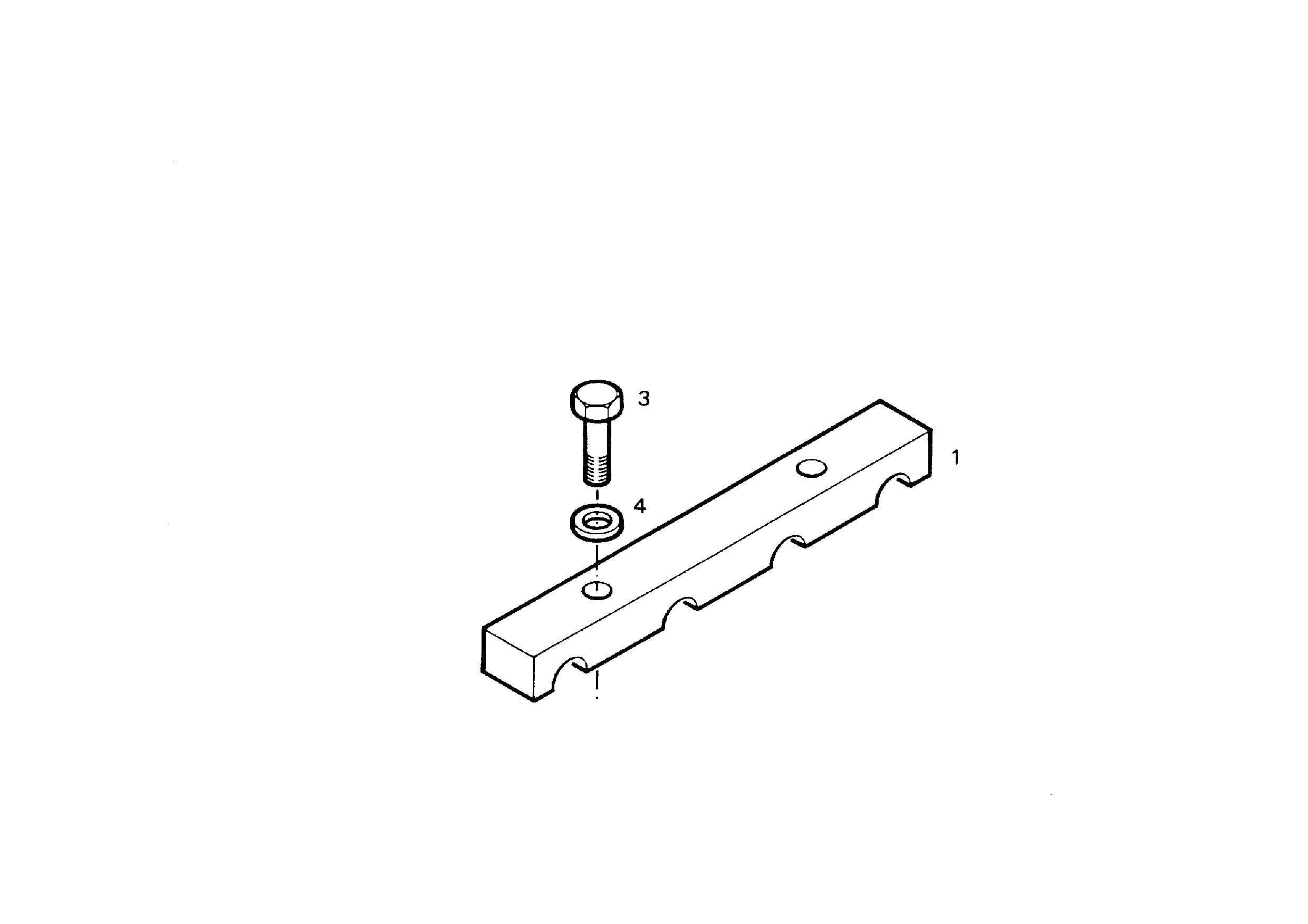 СКОБА ДЛЯ КРЕПЛЕНИЯ ТРУБЫ 10 3X10 9312110 LIEBHERR