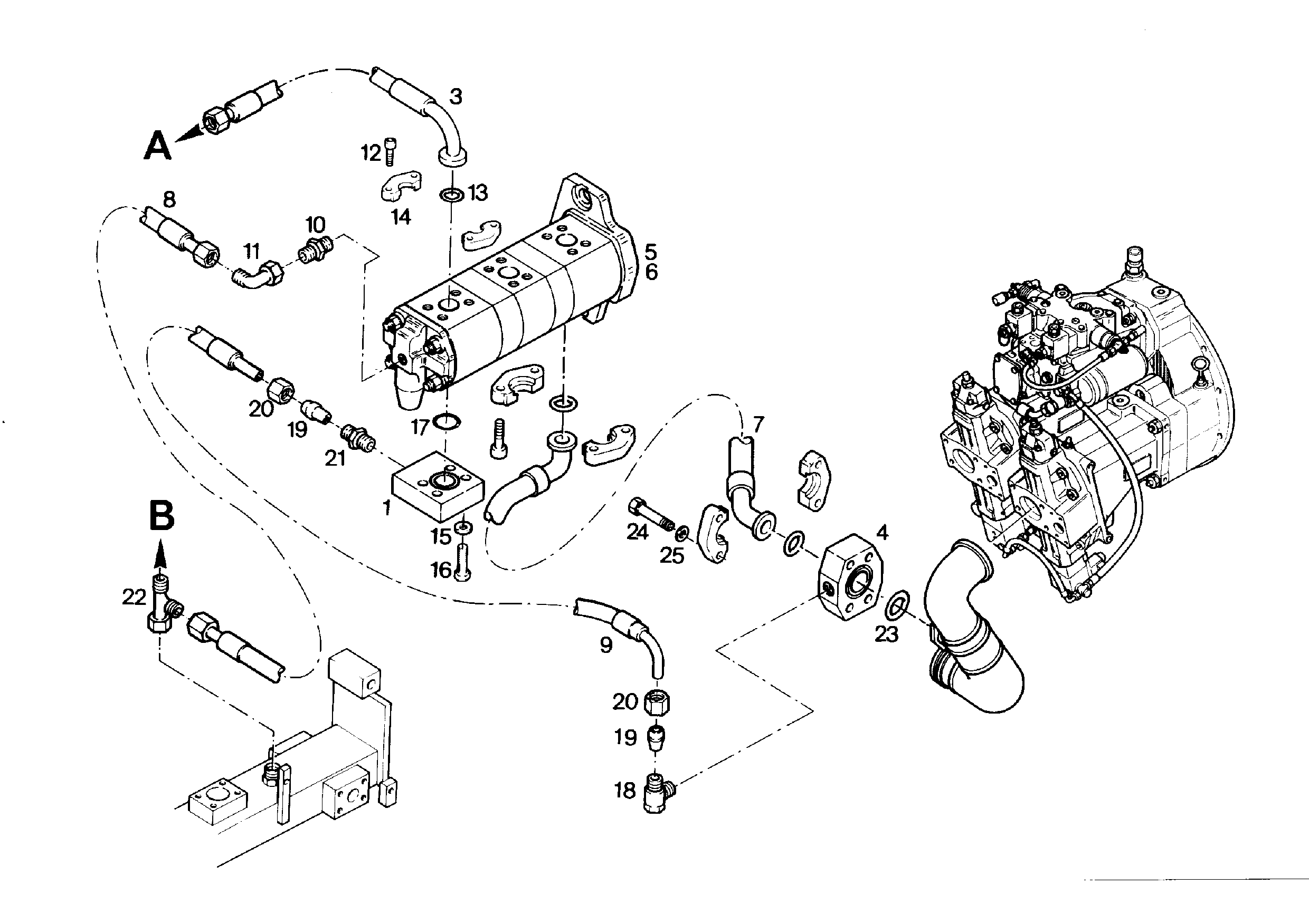 ШЛАНГ 12X950 5604306 LIEBHERR