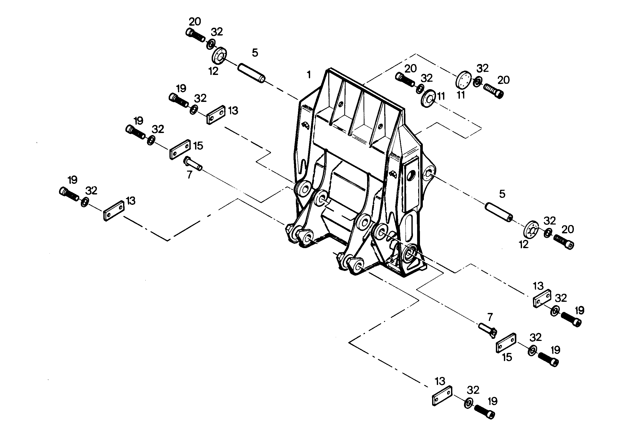 КОВШ, ЗАДНЯЯ СТОРОНА 9570179 LIEBHERR