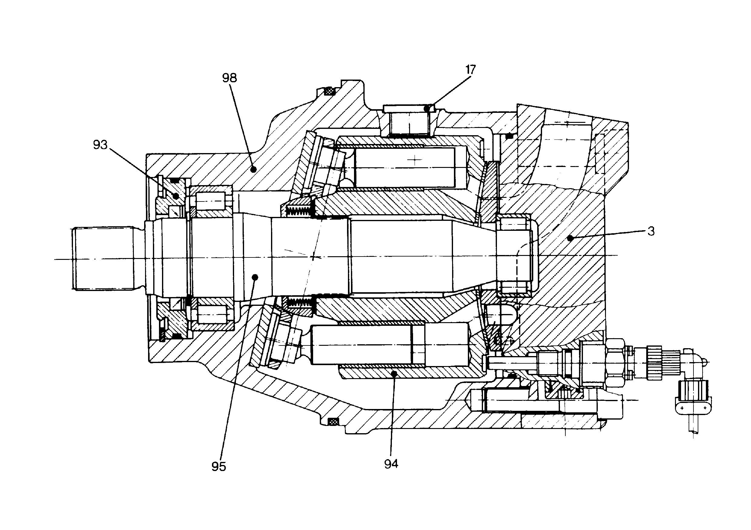 РЕМКОМПЛЕКТ ПРИВОДНОГО УЗЛА NG 125 9273049 LIEBHERR