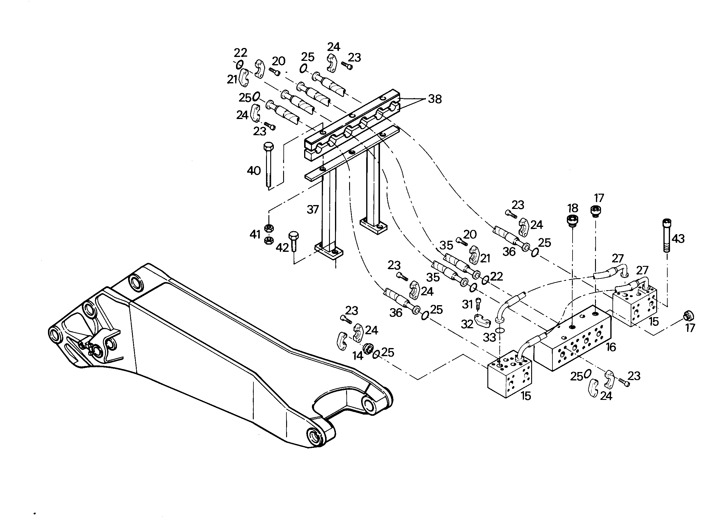 СКОБА d=60-25 9568468 LIEBHERR