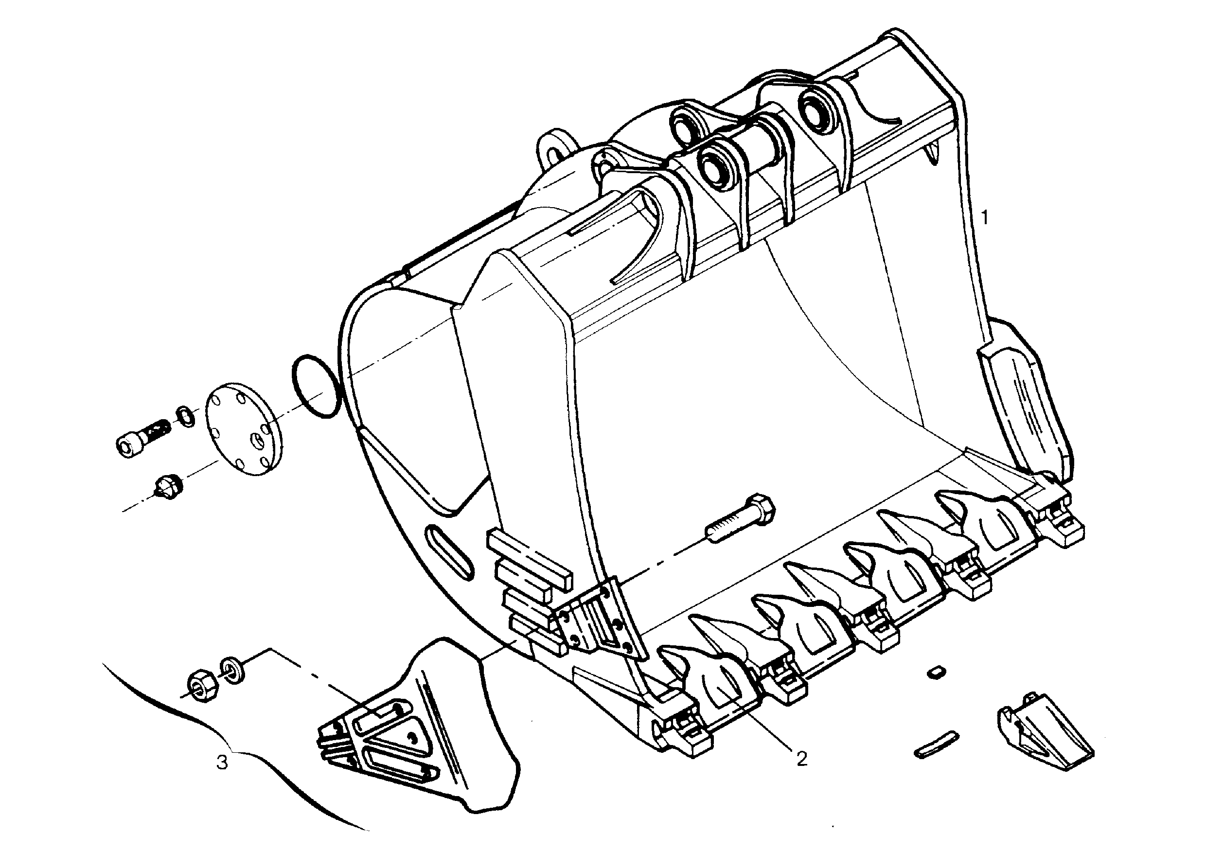 РЕЗЦЫ УЗКИЕ БОКОВЫЕ 9379063 LIEBHERR