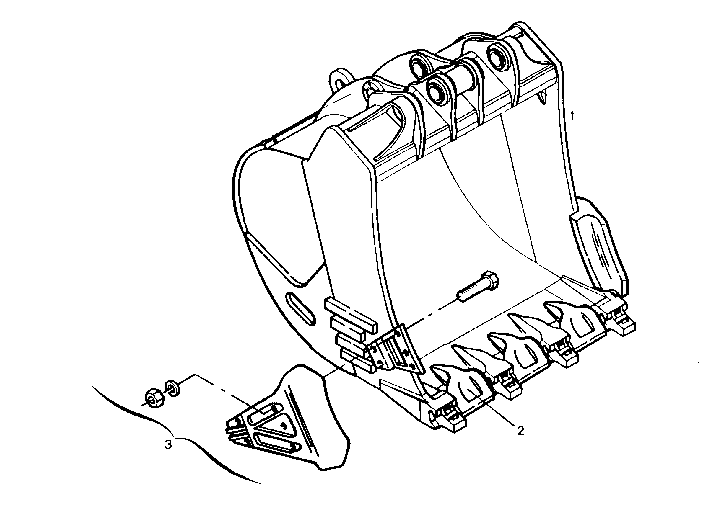 ЛОПАТА ОБРАТНАЯ HD 9374447 LIEBHERR