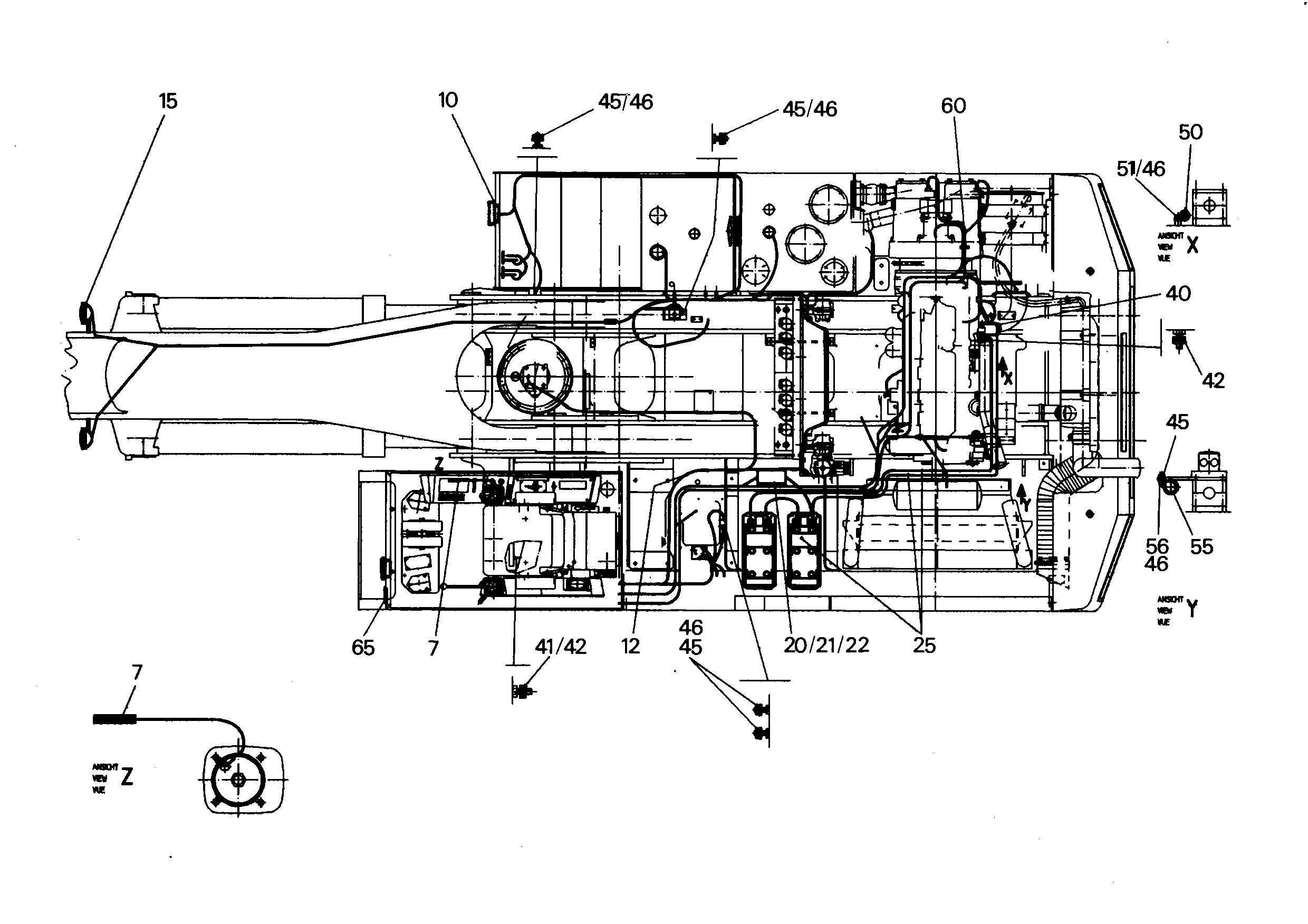 КОМПЛ. ПРОВОДОВ ПОВ. ПЛАТФ. 9682370 LIEBHERR