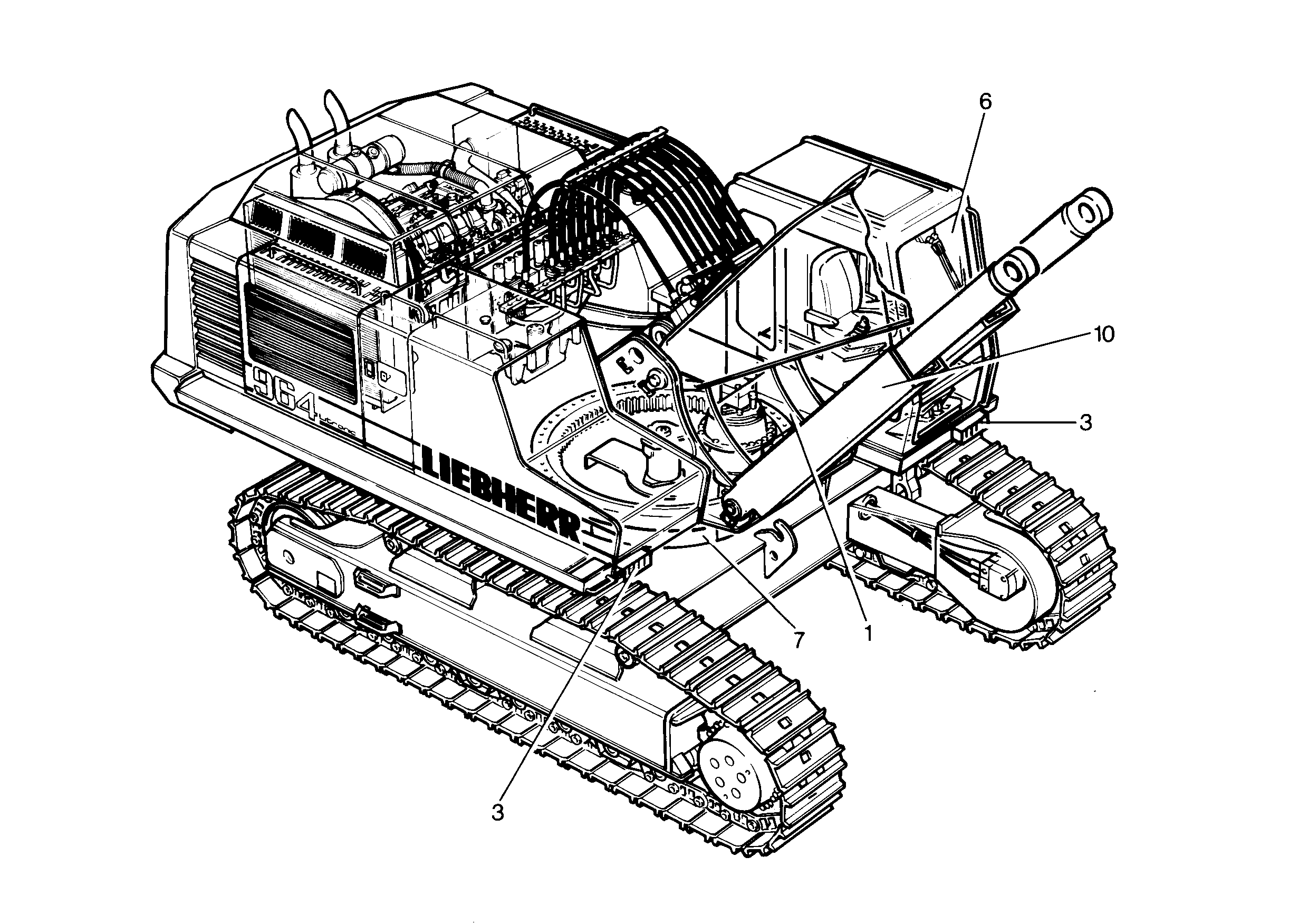 СМАЗ.ЛИНИЯ ПОКРЫТ.КРУГА КАТ. 9380960 LIEBHERR