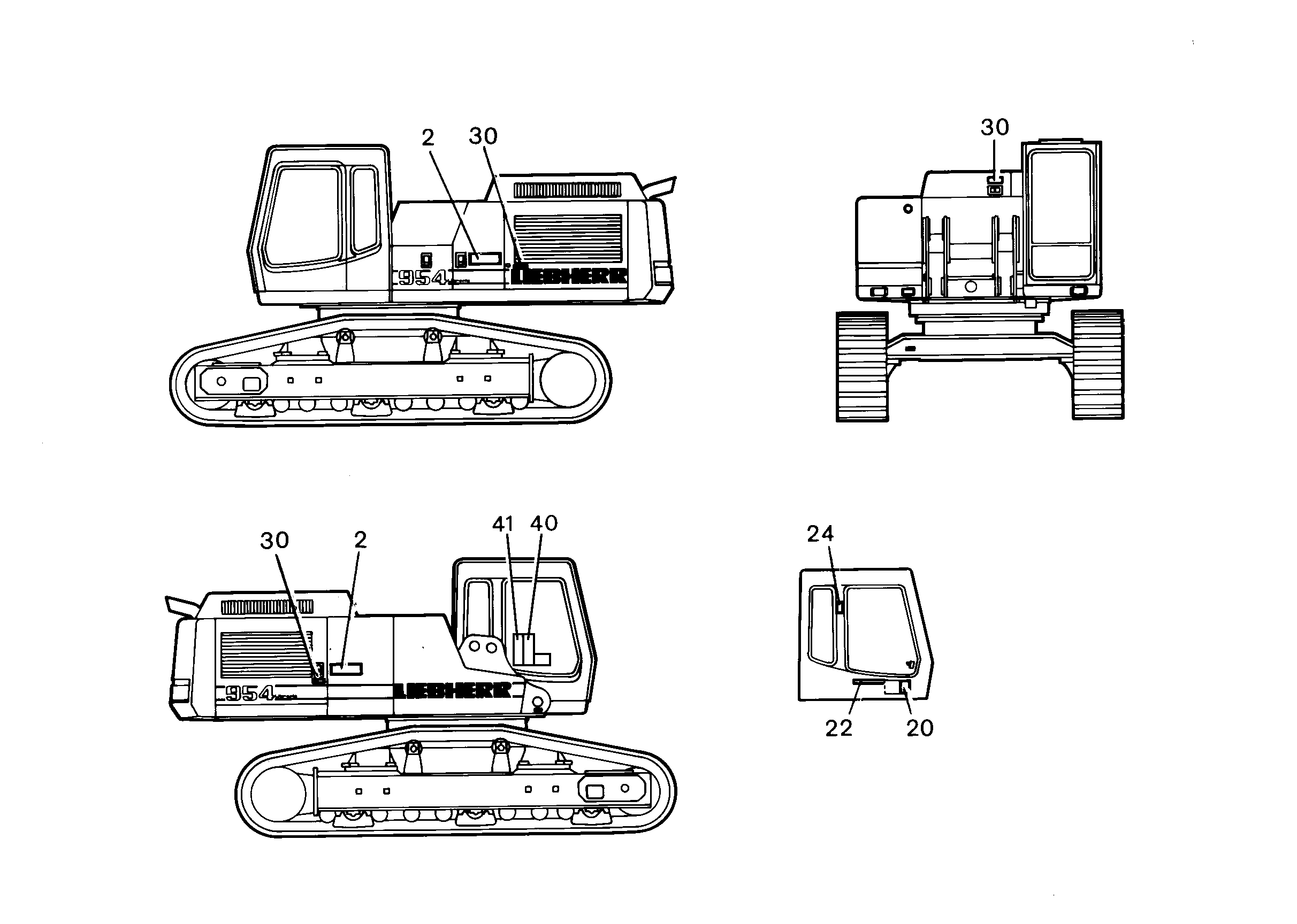 ПУЛЬТ УПРАВЛЕНИЯ СПЕРЕДИ 9385448 LIEBHERR