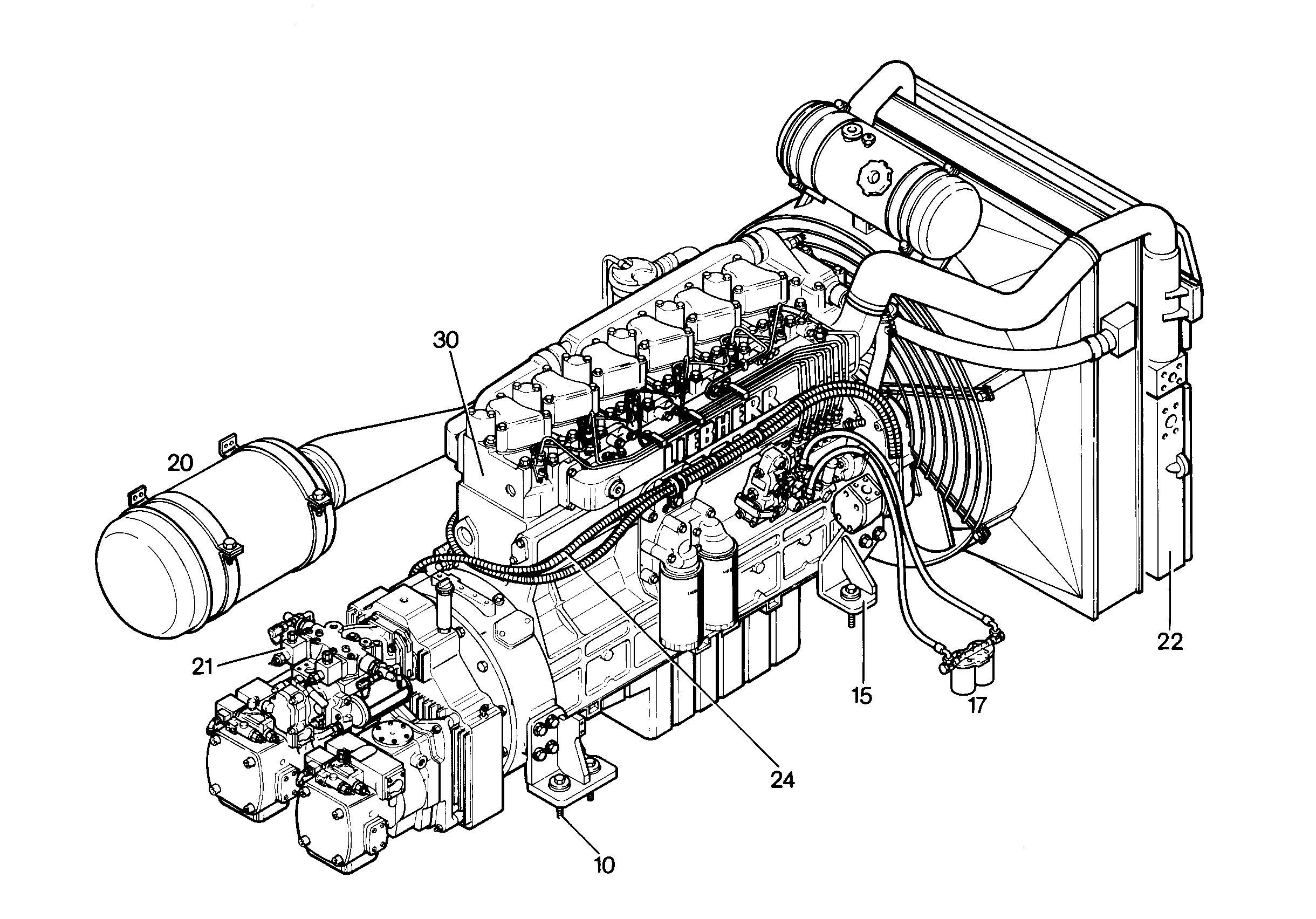 НАСОСЫ И СОЕДИНЕНИЯ 9375145 LIEBHERR