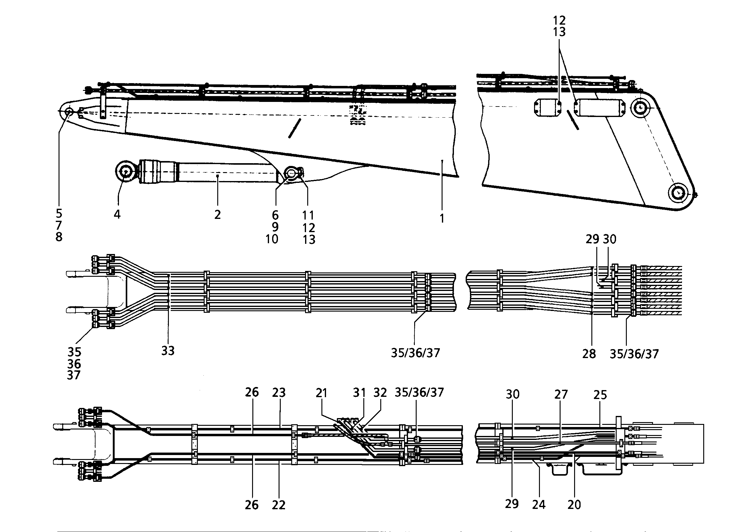 ГИДР.ЦИЛИНДР С РАСПРЕДЕЛИТЕЛЕМ 9753268 LIEBHERR