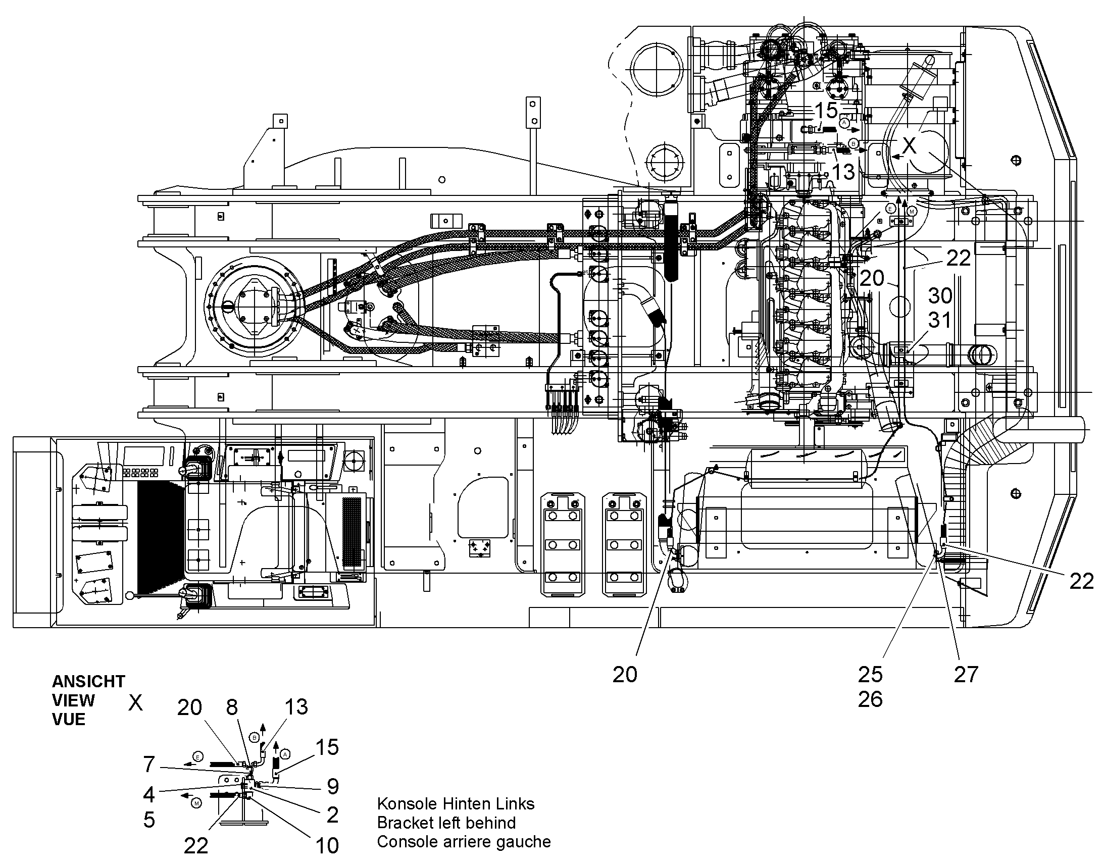 ШЛАНГ 12X2450 5610338 LIEBHERR
