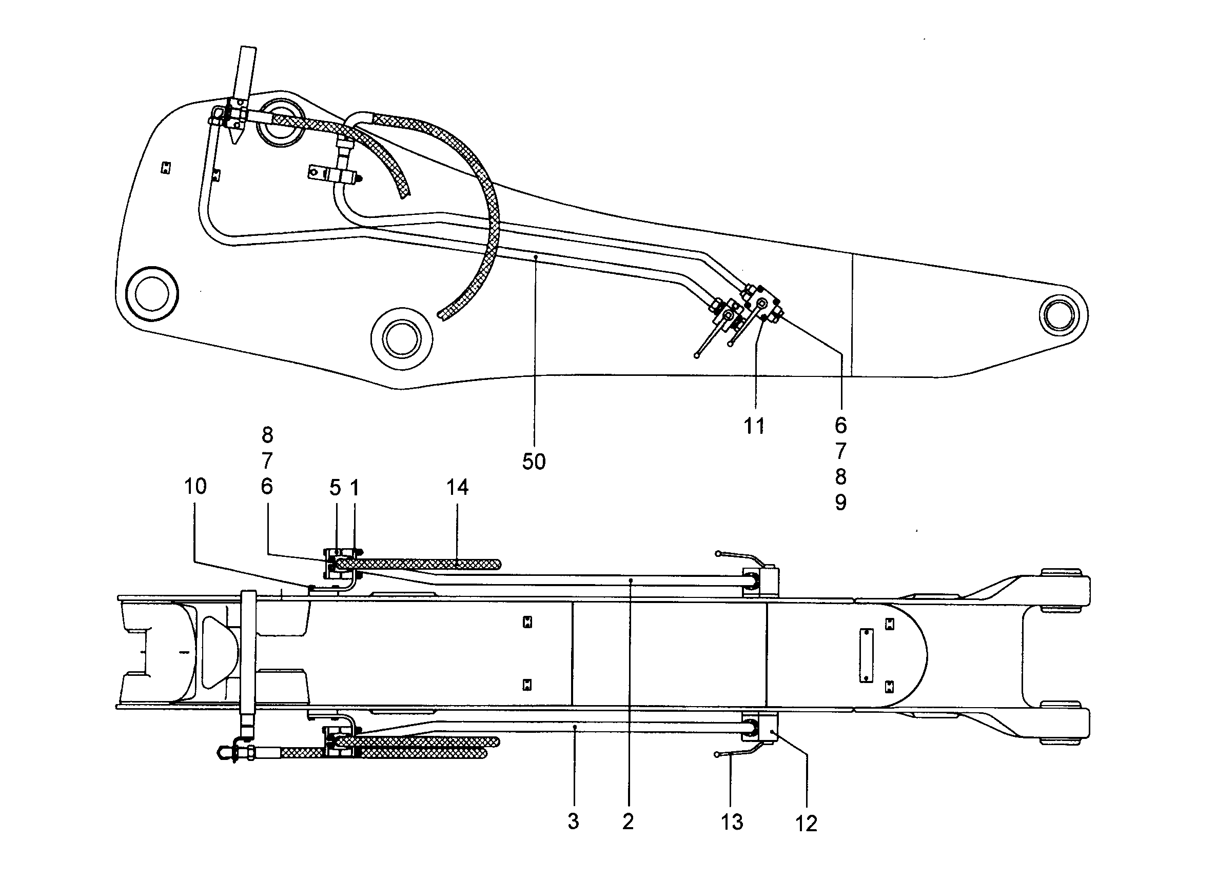 ЛИНИЯ ДОПОЛНИТЕЛЬНАЯ ОБР.ПРАВ. 9681267 LIEBHERR