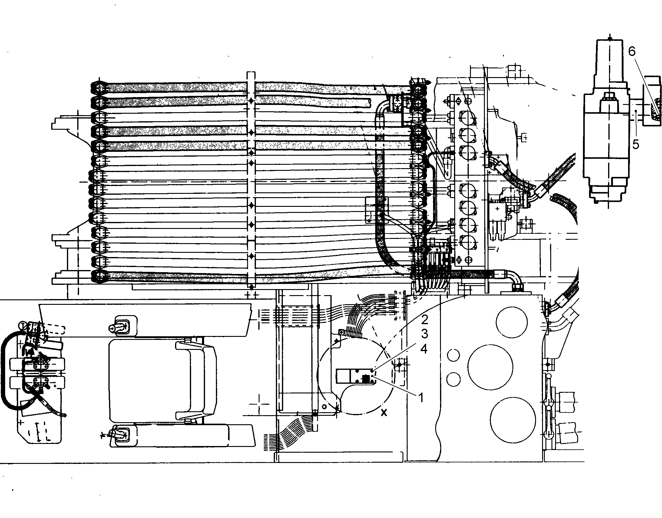 РЕЙКА РАСПРЕДЕЛИТЕЛЬНАЯ 5610229 LIEBHERR