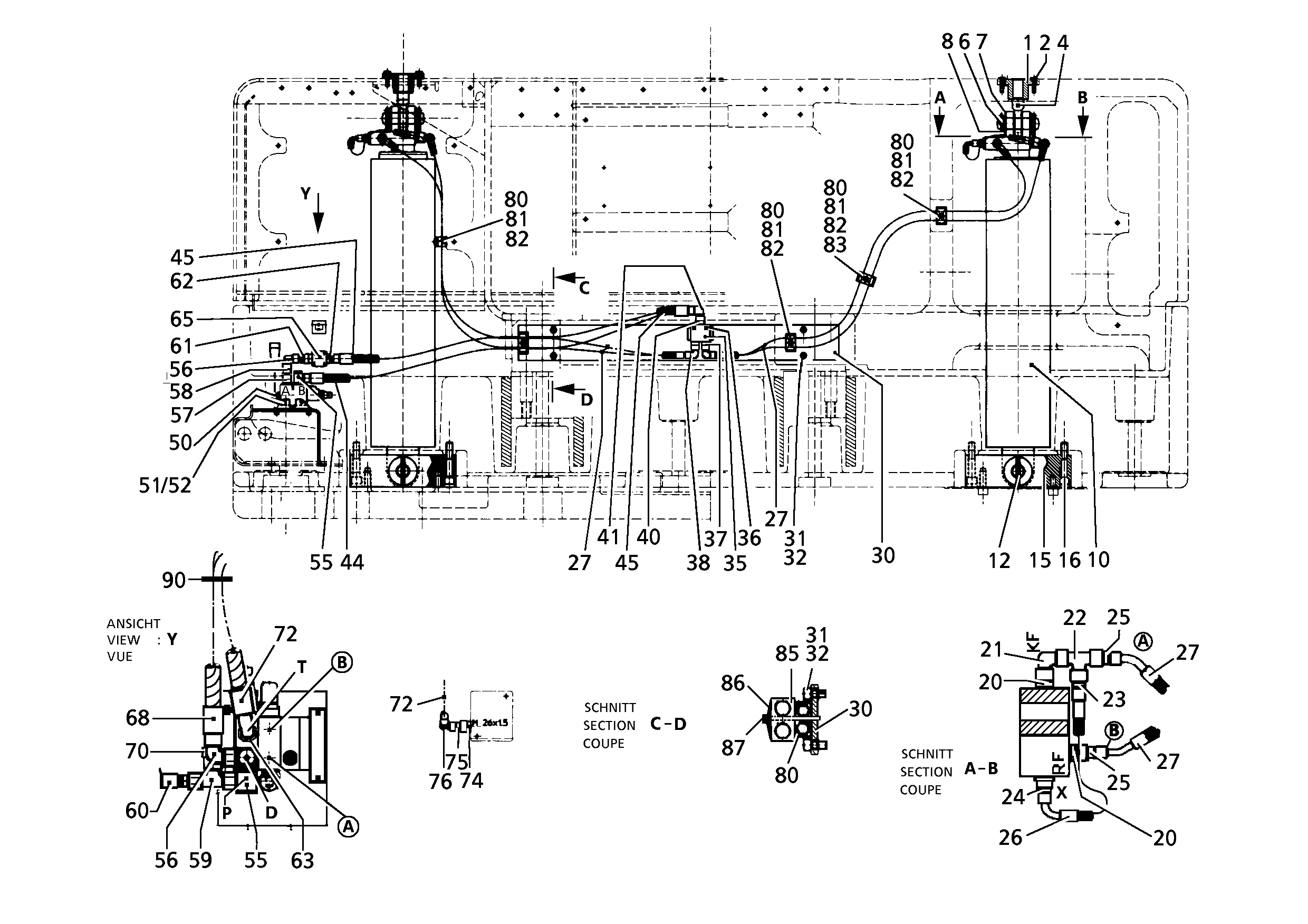 ШЛАНГ 12X2800 5607843 LIEBHERR
