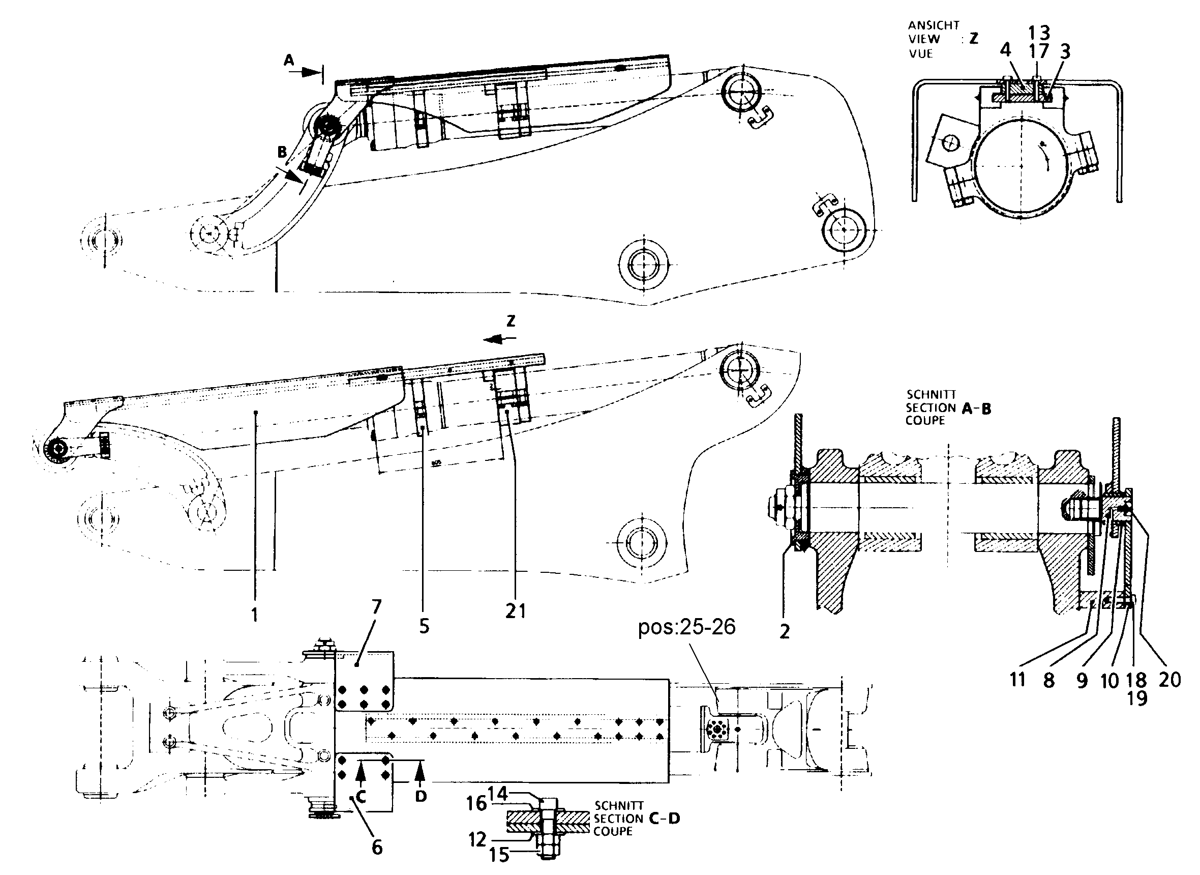 ПОВОДОК СПРАВА 9389751 LIEBHERR