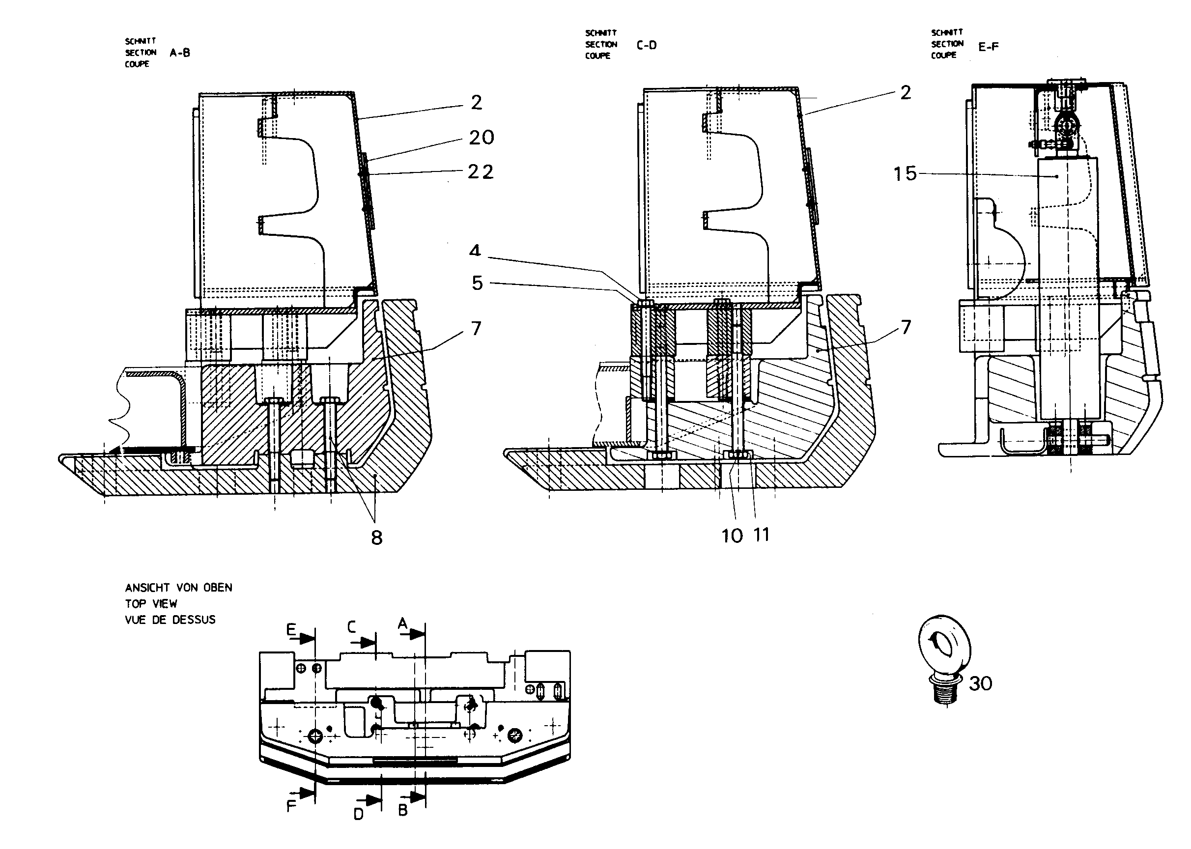 ЩИТОК НОМЕРНОГО ЗНАКА 954 9386429 LIEBHERR