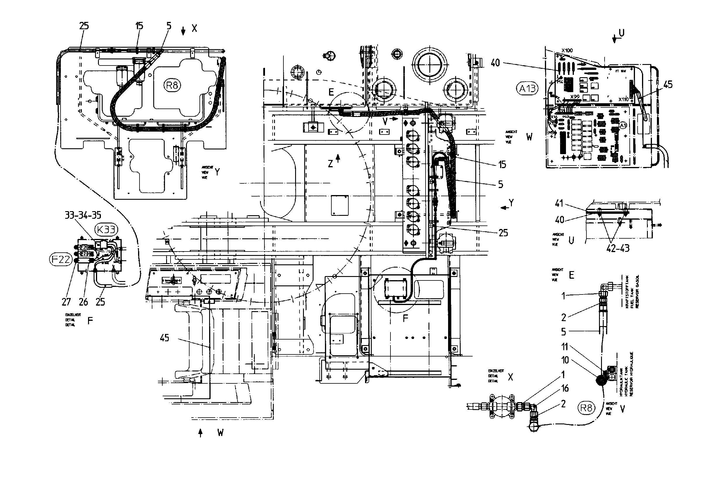 ТЕРМОЛИНИЯ 600W, КОМПЛЕКТ 9384619 LIEBHERR