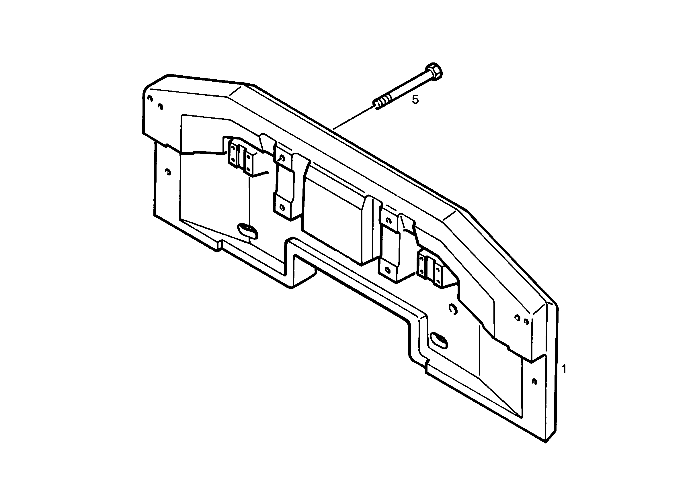 МОНТАЖНЫЕ ЧАСТИ БАЛЛАСТА 9754235 LIEBHERR