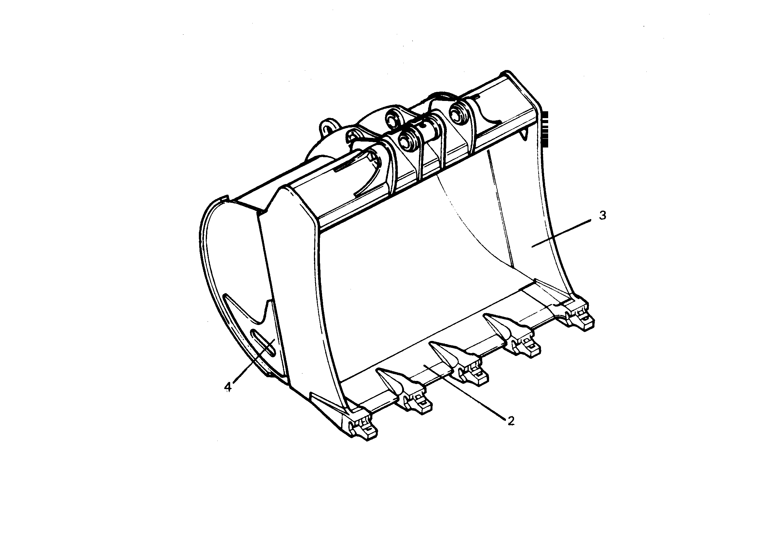 ЛОПАТА ОБРАТНАЯ 9754099 LIEBHERR