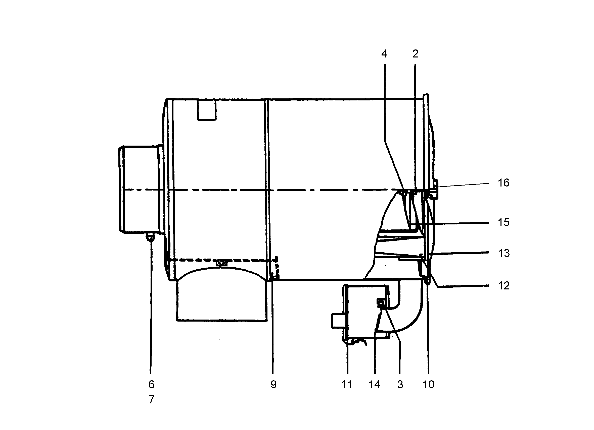 ГАЙКА С ФЛАНЦЕМ 7369064 LIEBHERR