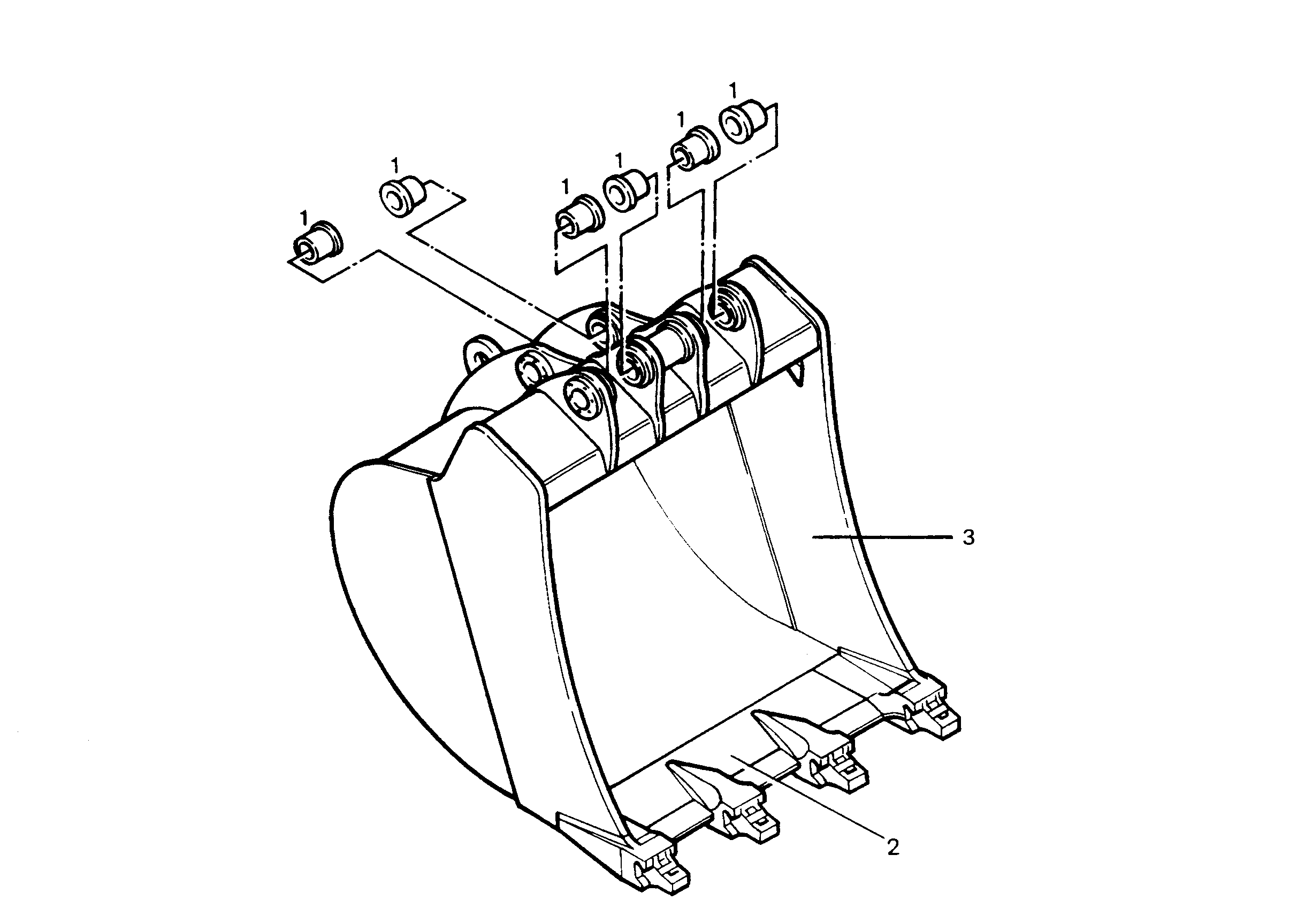 ЛОПАТА ОБРАТНАЯ 9367263 LIEBHERR
