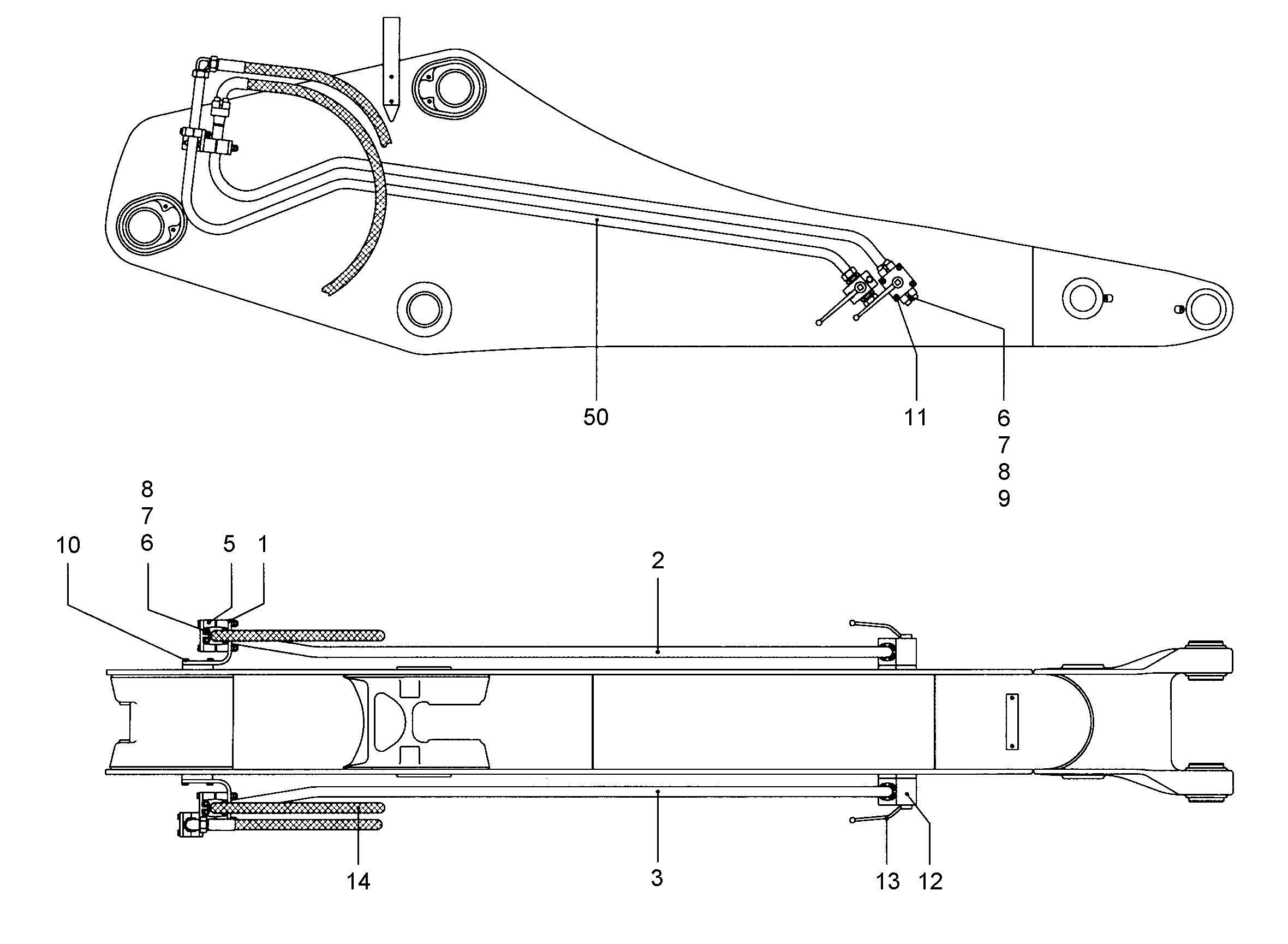 ЛИНИЯ ДОПОЛНИТЕЛЬНАЯ ОБР.ПРАВ. 9681259 LIEBHERR