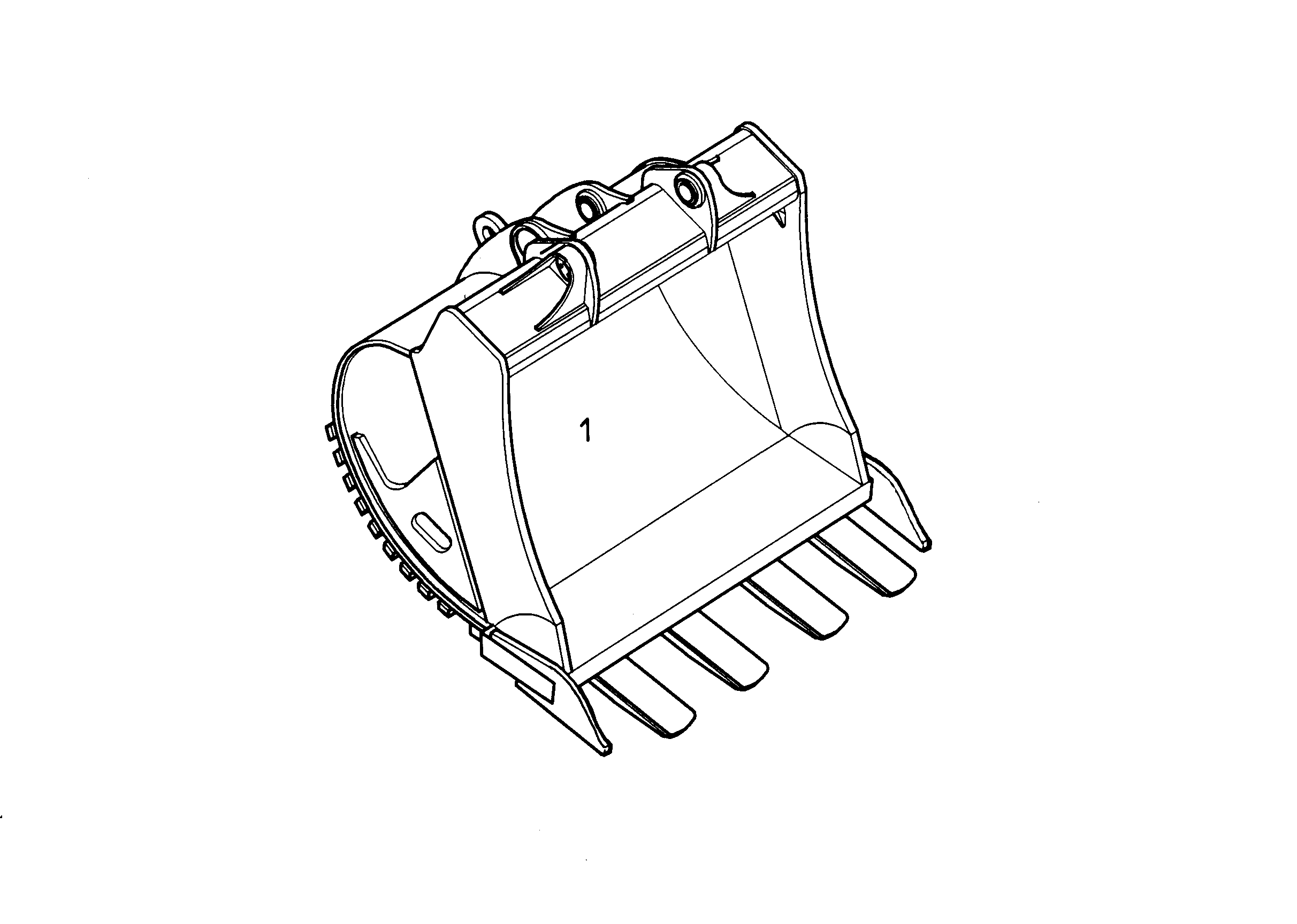 ЛОПАТА ОБРАТНАЯ HD 9756281 LIEBHERR