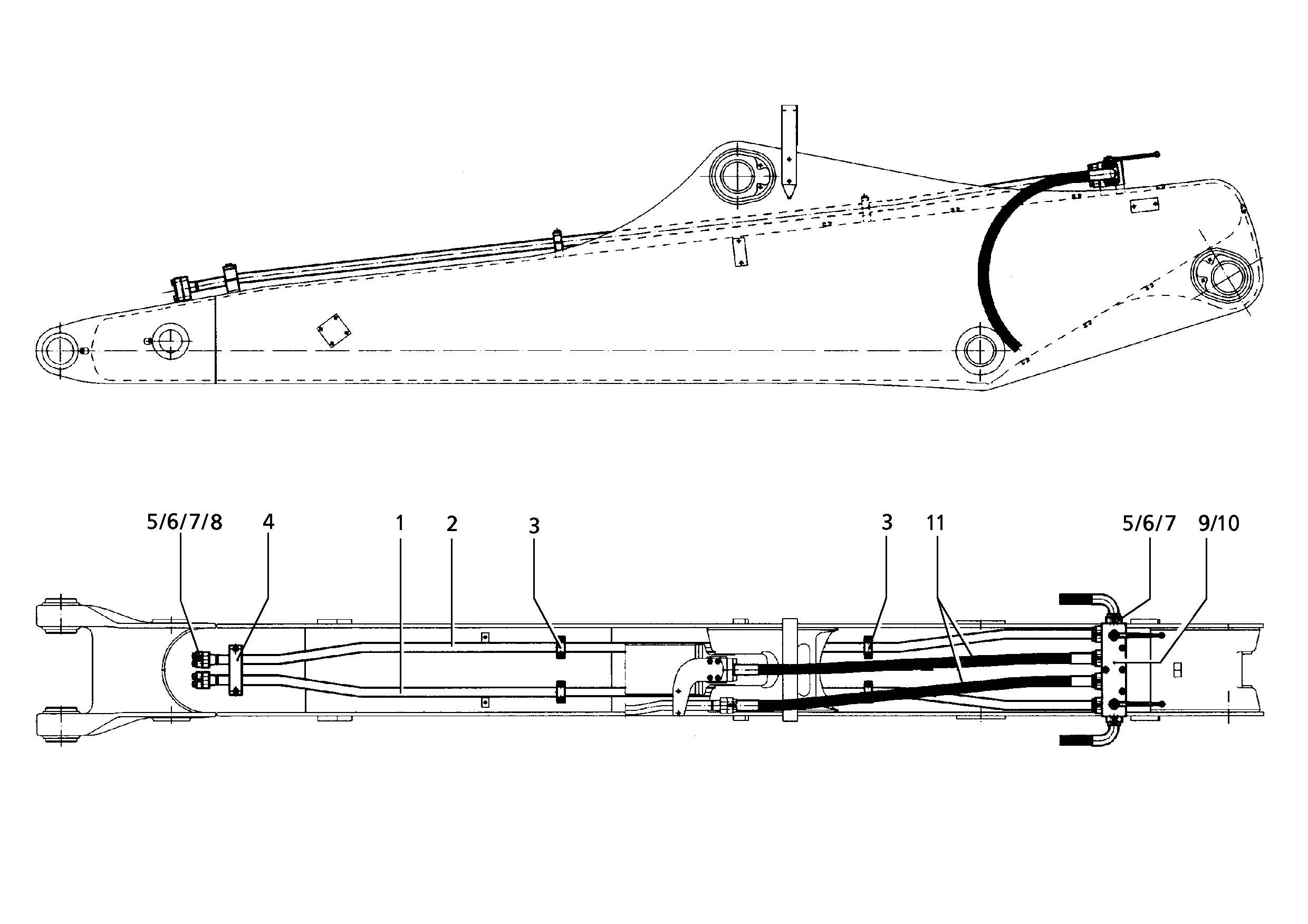 ШЛАНГ 32X1550 5610440 LIEBHERR