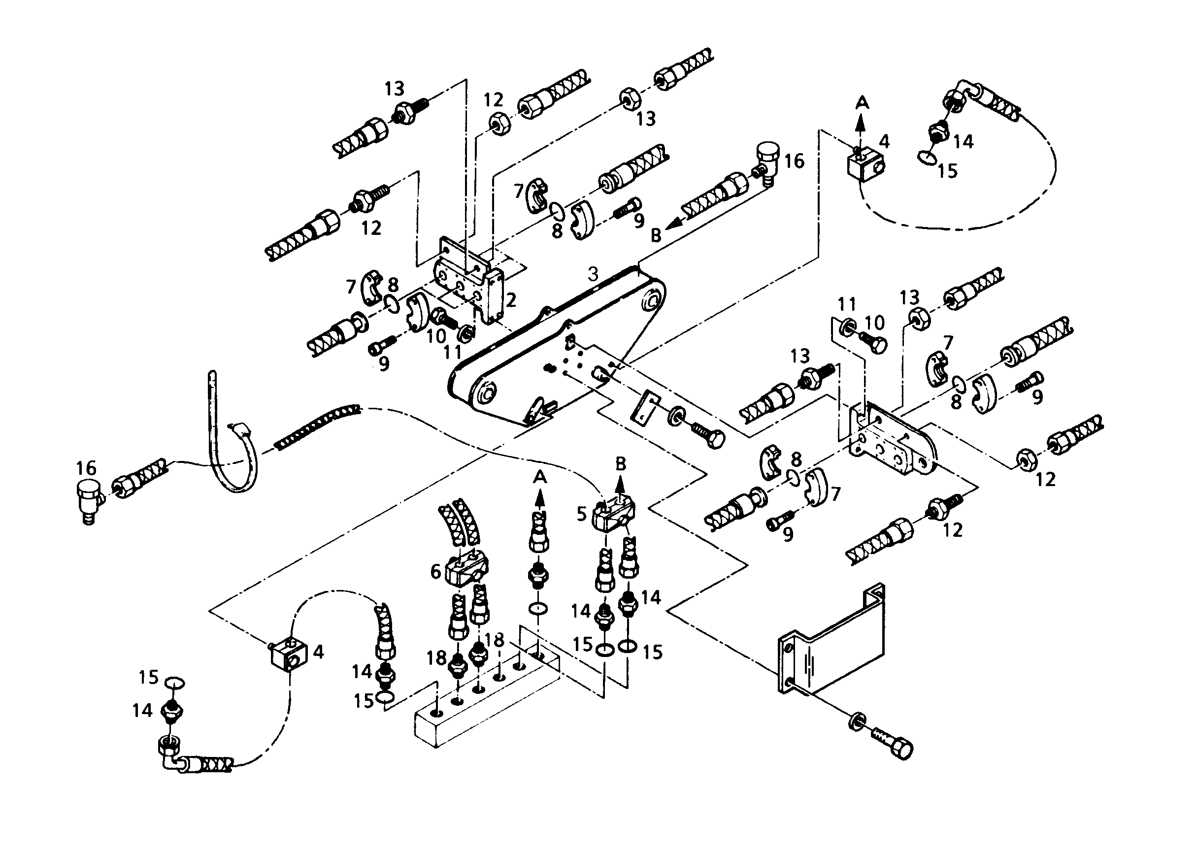 ФЛАНЕЦ ПРОМЕЖУТОЧНЫЙ 3X1' C62 9386898 LIEBHERR
