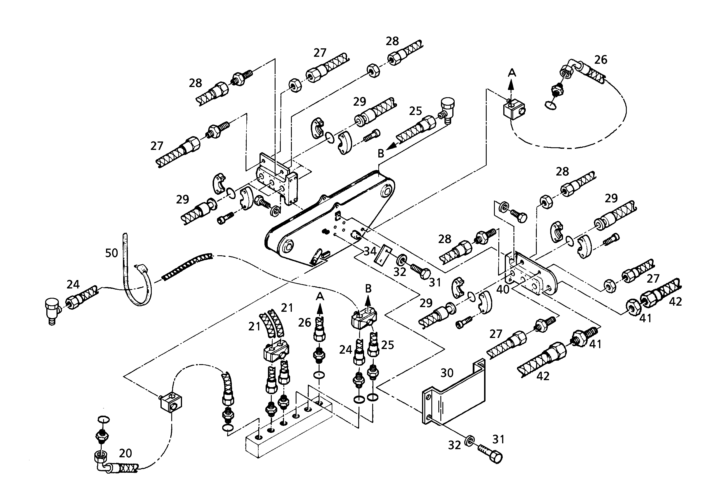 ФЛАНЕЦ ПРОМЕЖУТОЧНЫЙ 3X1' C62 9758786 LIEBHERR