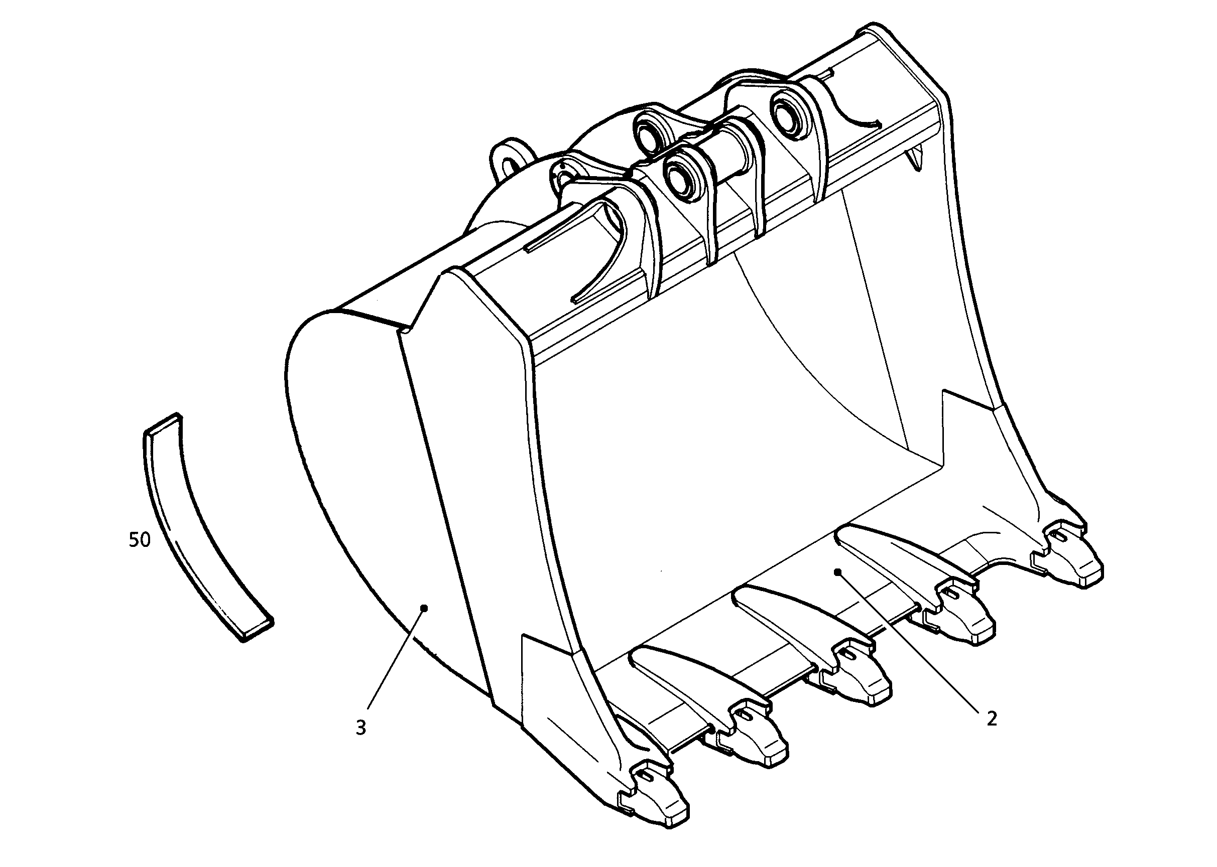 ЗАБРАЛО КОВША 9387803 LIEBHERR