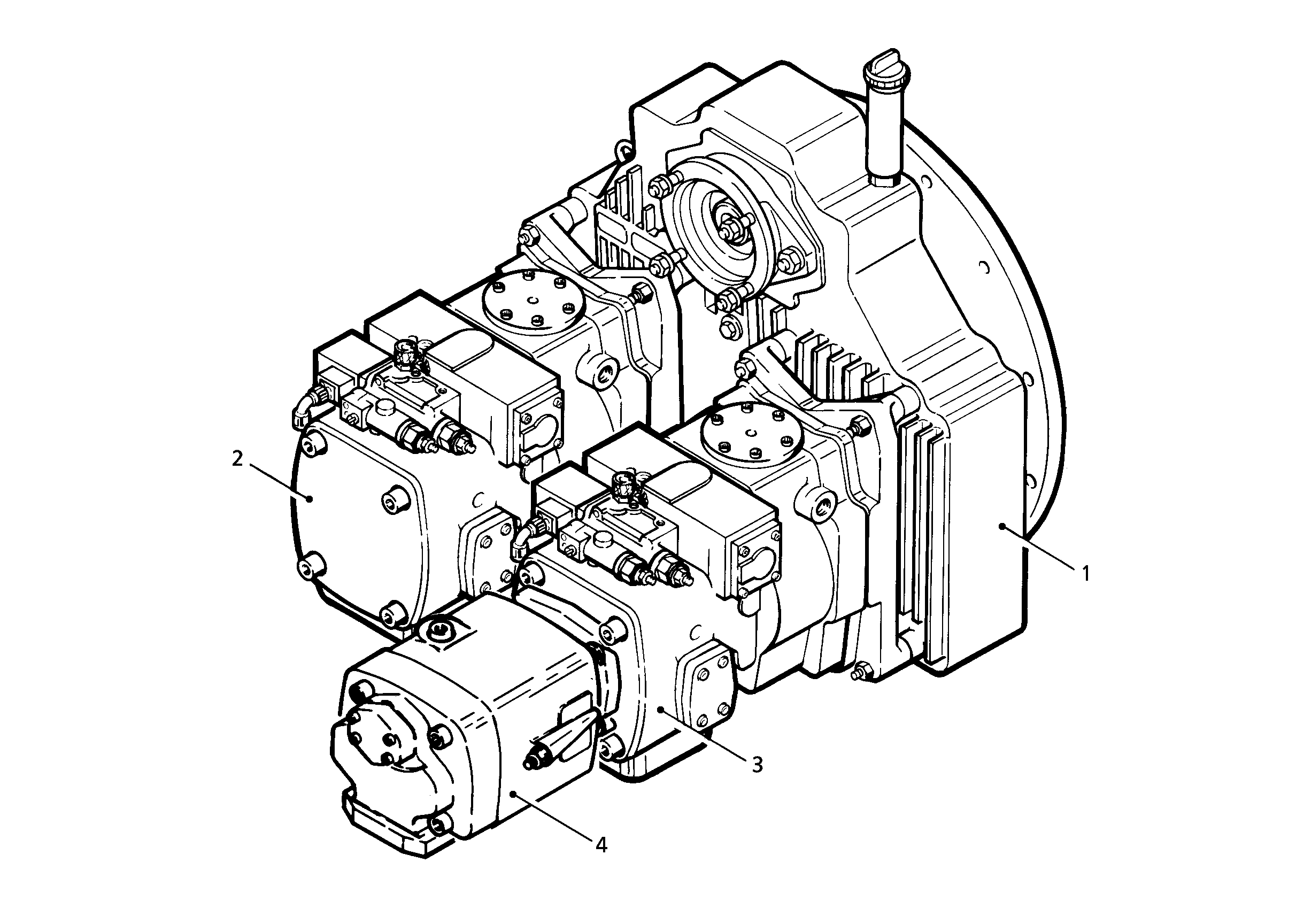 КОРОБКА НАСОСА РАЗДАТОЧНАЯ 9278054 LIEBHERR