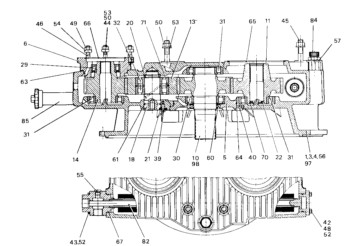 УПЛОТНИТЕЛЬНОЕ КОЛЬЦО ISO 3601-1 126,59X3,53 7380965 LIEBHERR