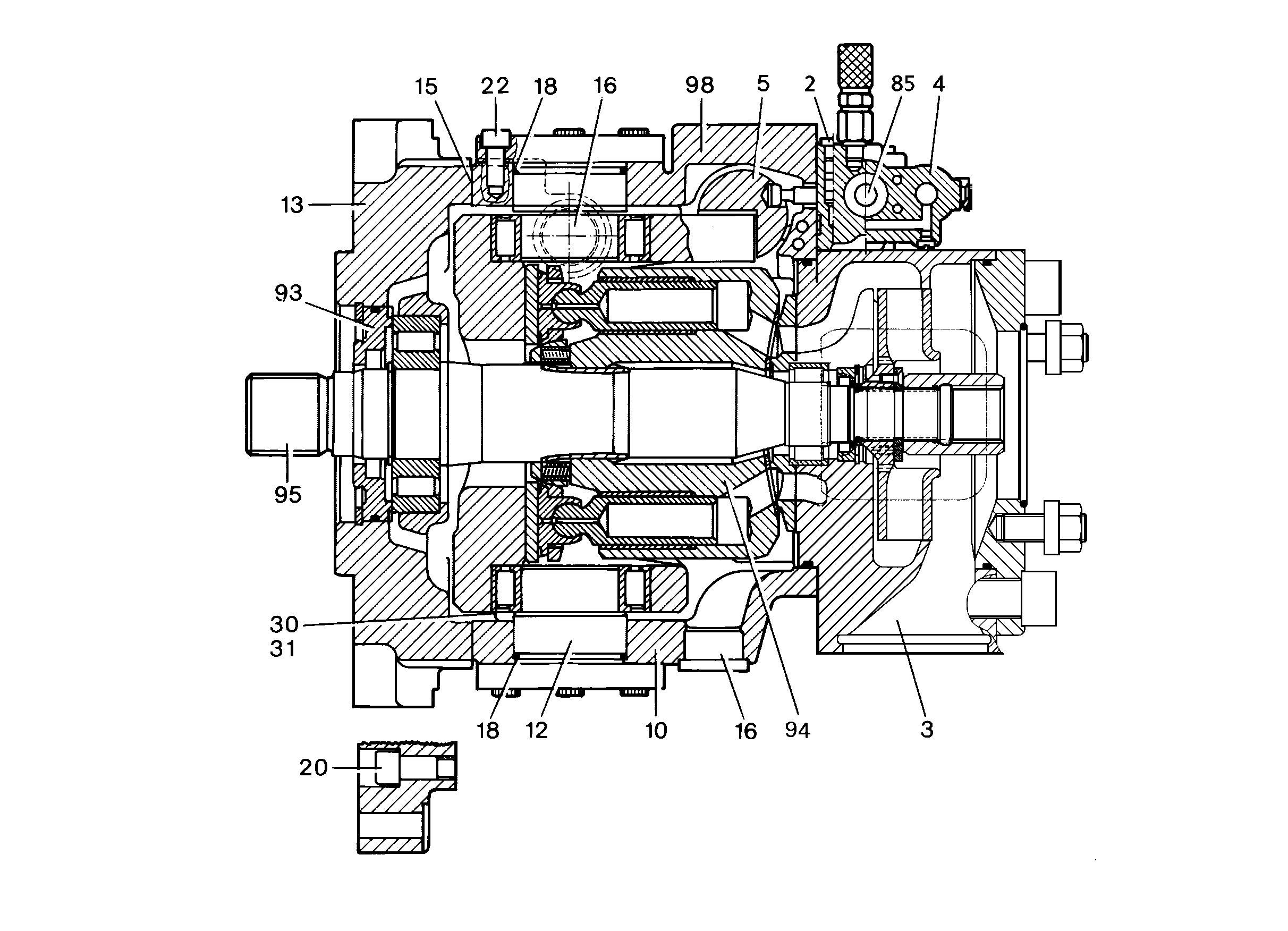 ПЛИТА СОЕДИНИТЕЛЬНАЯ NG 165 9278078 LIEBHERR