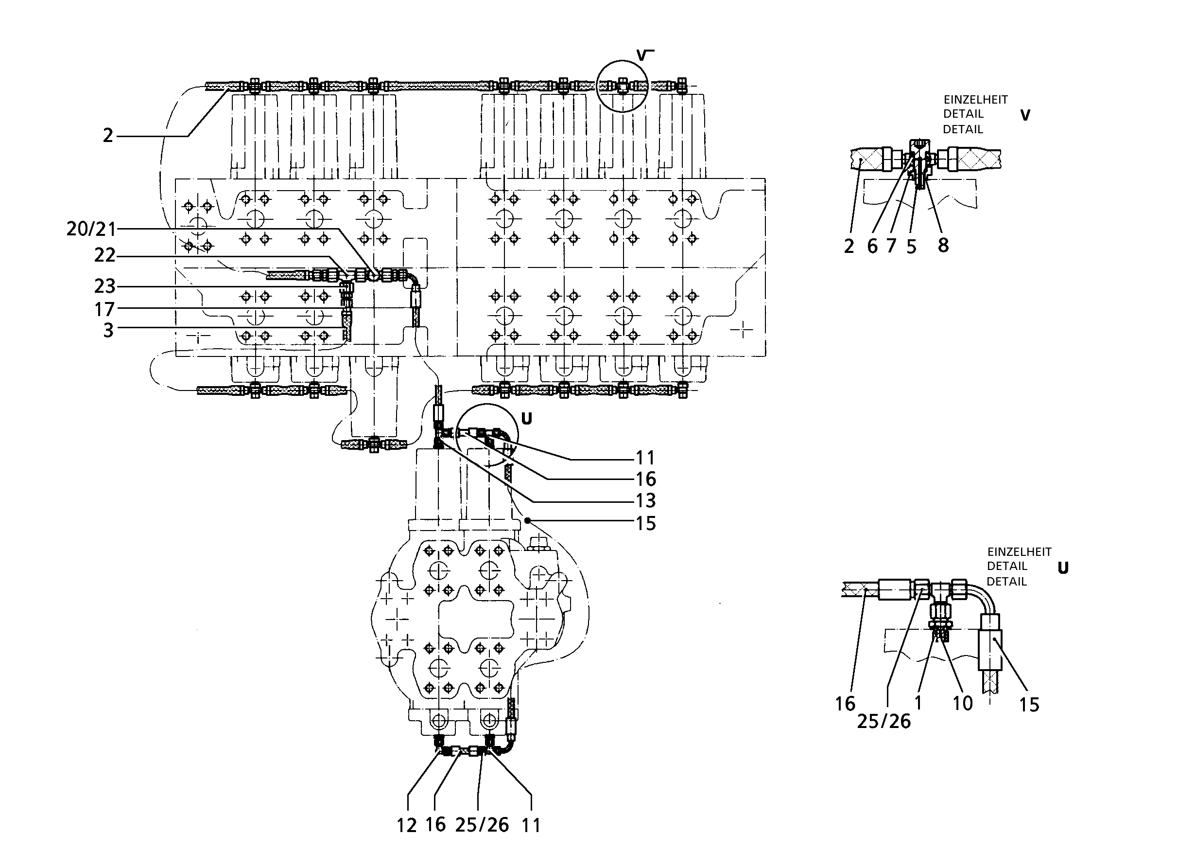 ВИНТ ВЫТЯЖКИ M6X25X10 A3C 9384206 LIEBHERR