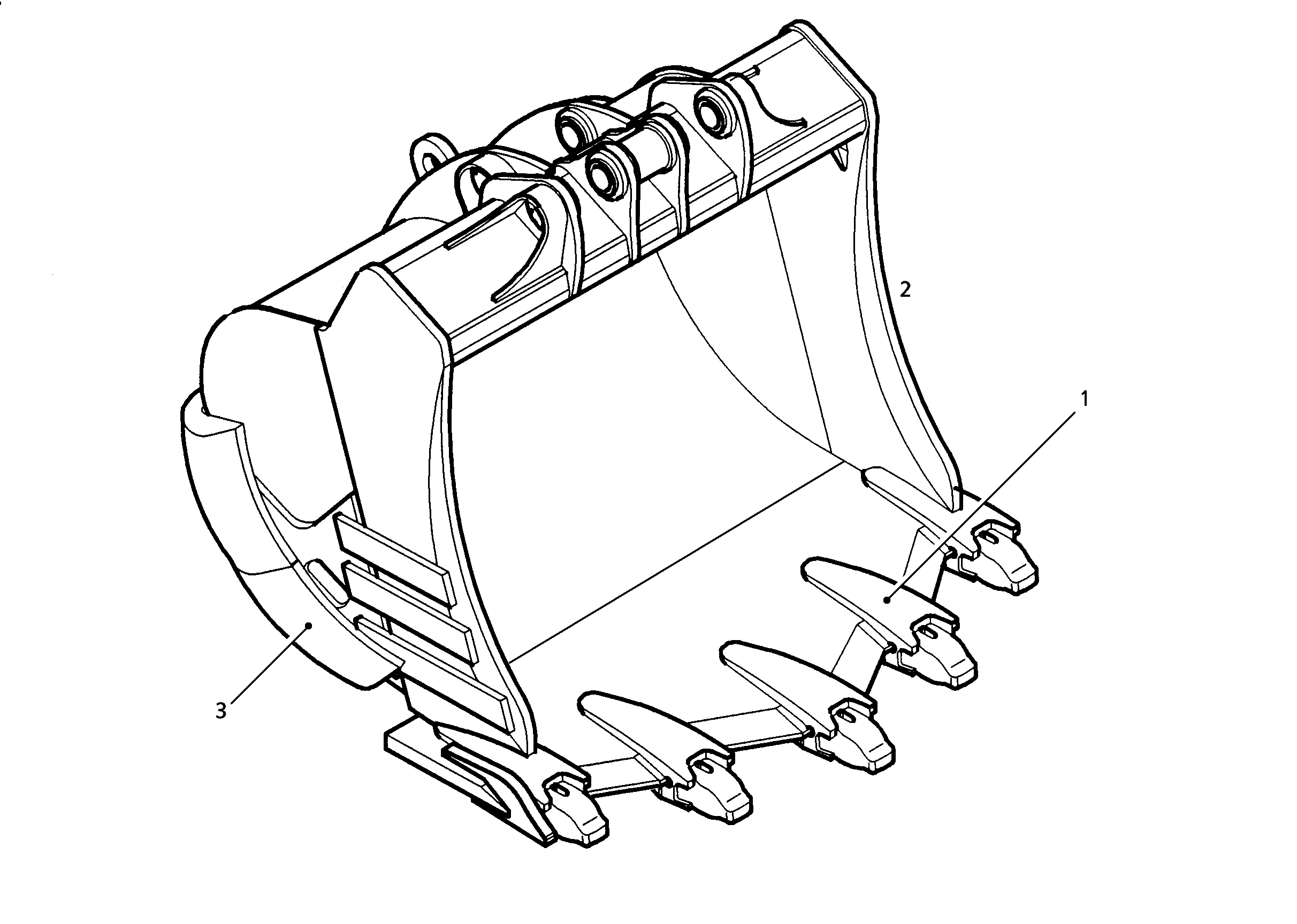 ЗАБРАЛО КОВША 9765282 LIEBHERR