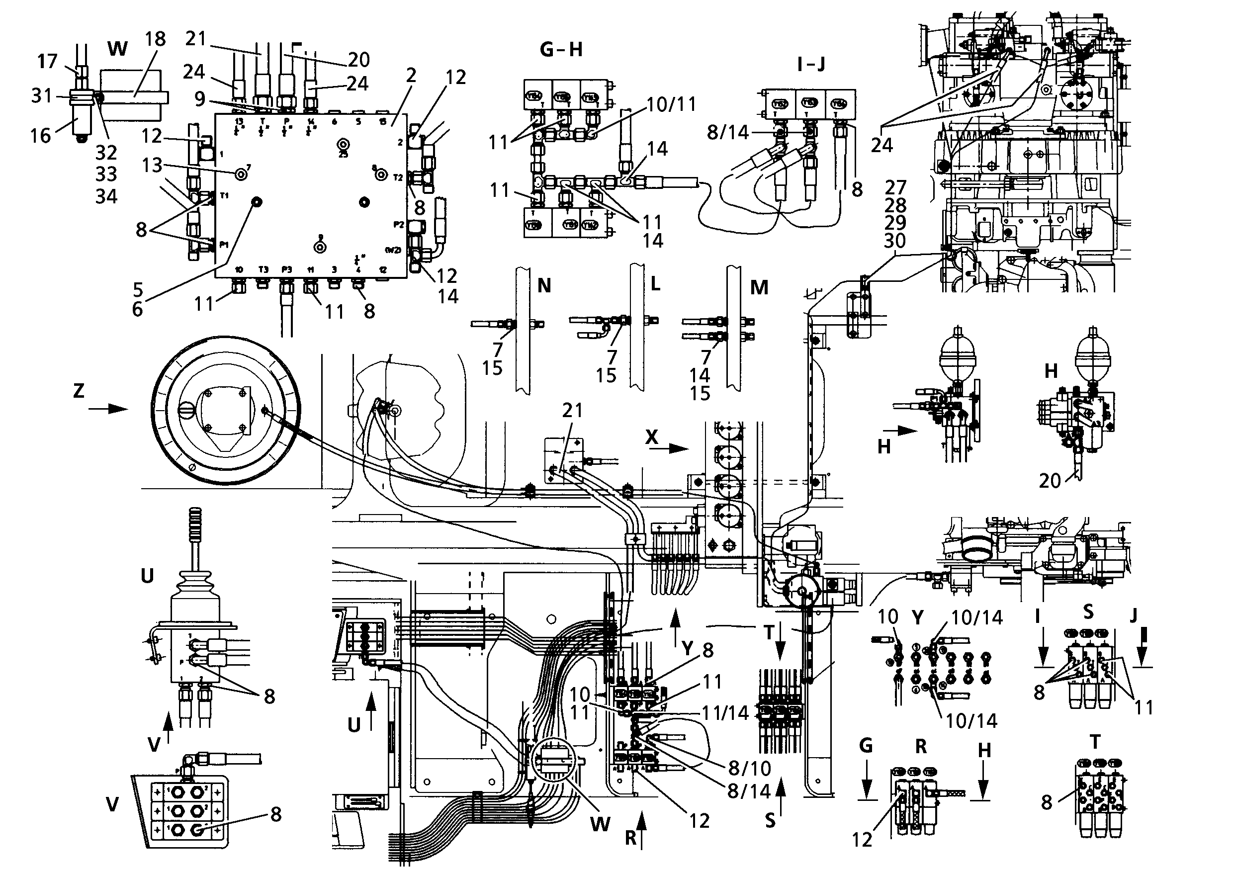 ШЛАНГ 12X1550 5610075 LIEBHERR